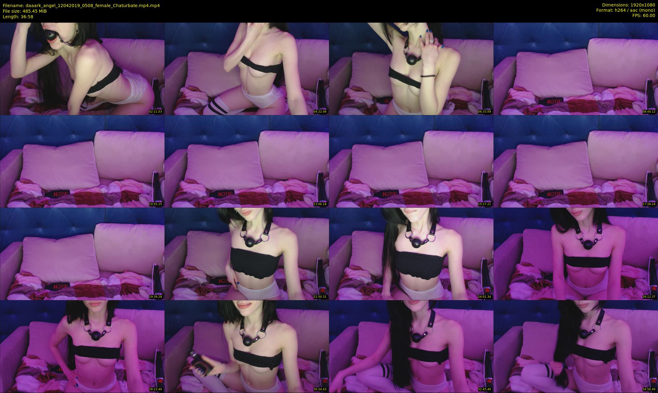 daaark_angel — 37 minute Chaturbate female cam show recording, 1080p, Apr 12, 2019