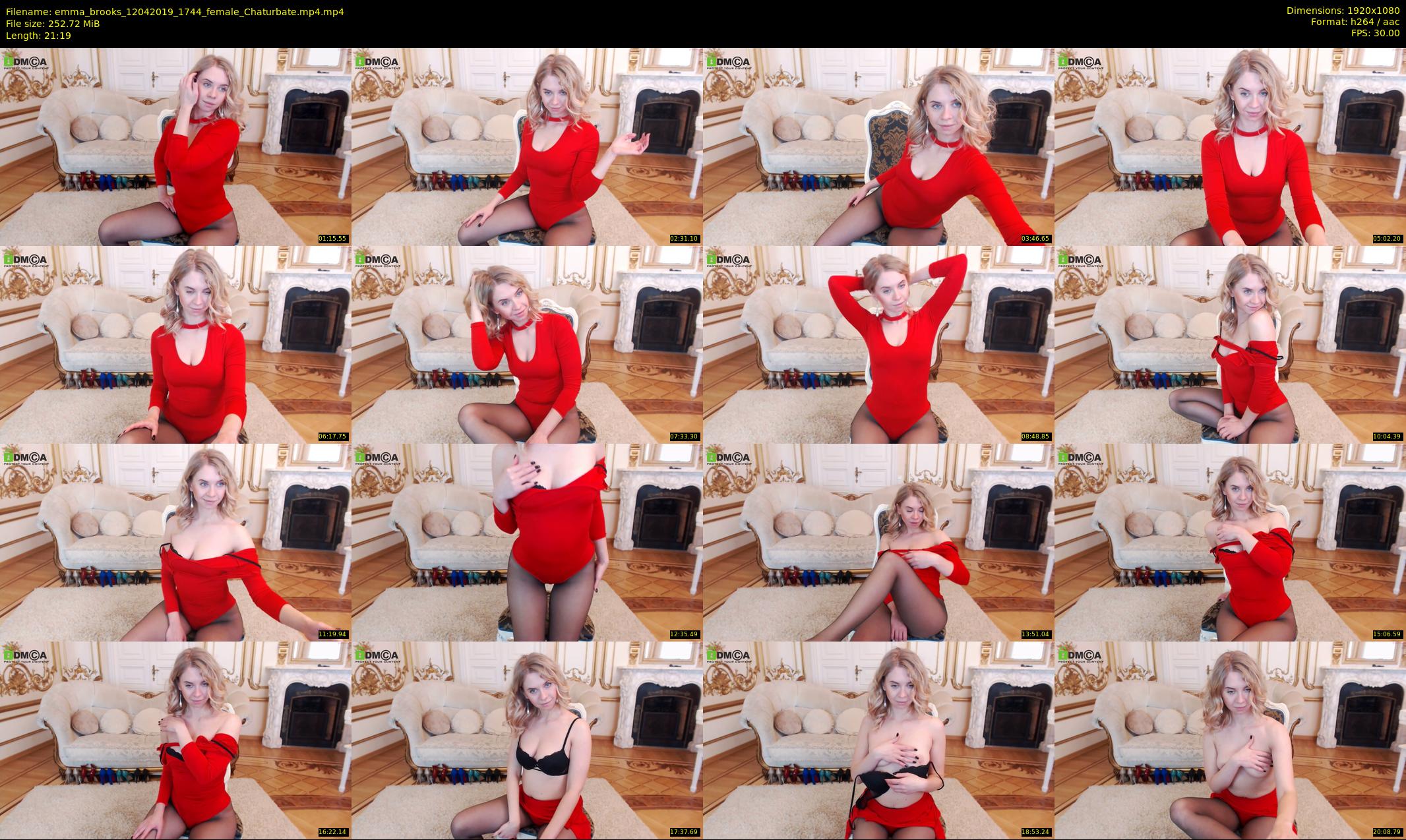 emma_brooks — 22 minute Chaturbate female cam show recording, 1080p, Apr 12, 2019
