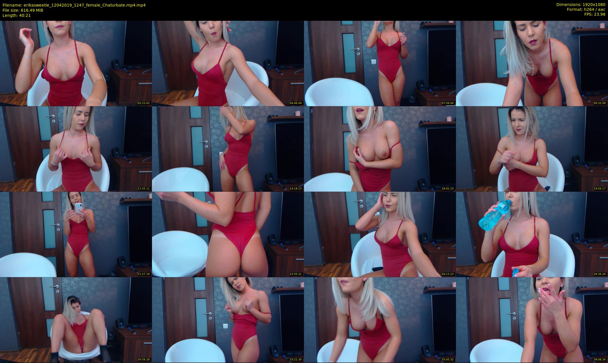 erikasweetie — 41 minute Chaturbate female cam show recording, 1080p, Apr 12, 2019