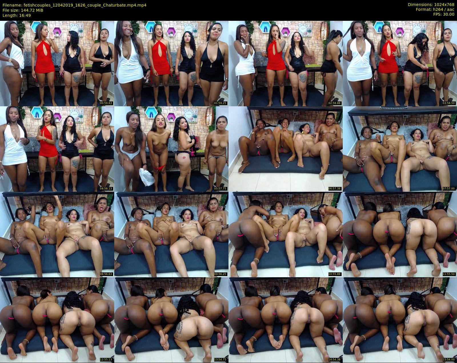 fetishcouples — 17 minute Chaturbate couple cam show recording, 720p, Apr 12, 2019