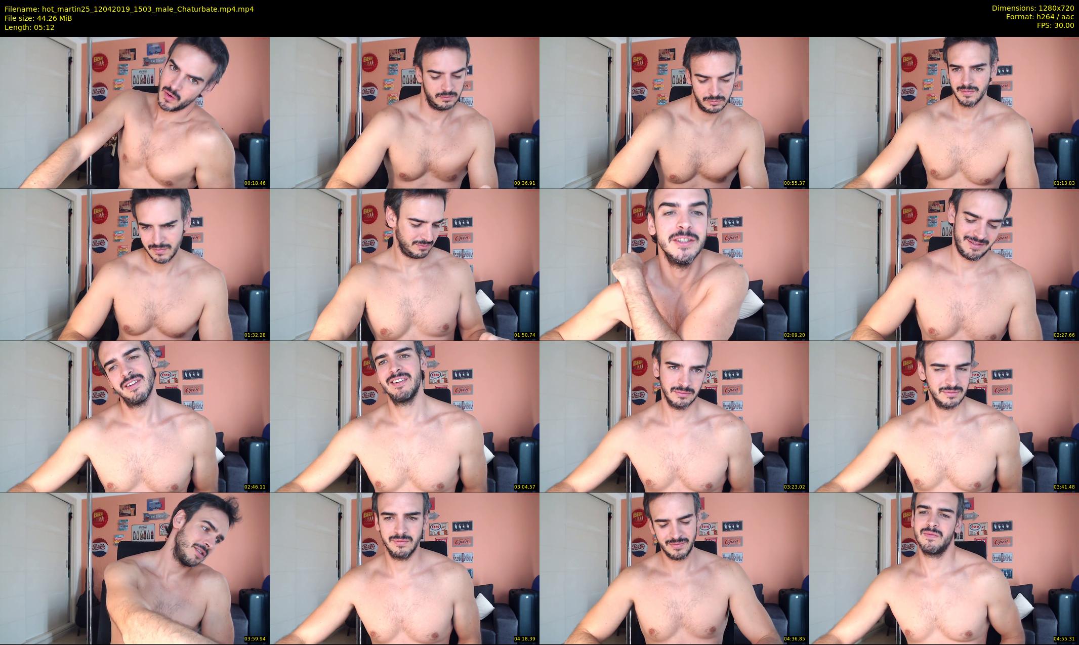 hot_martin25 — 6 minute Chaturbate male cam show recording, 720p, Apr 12, 2019