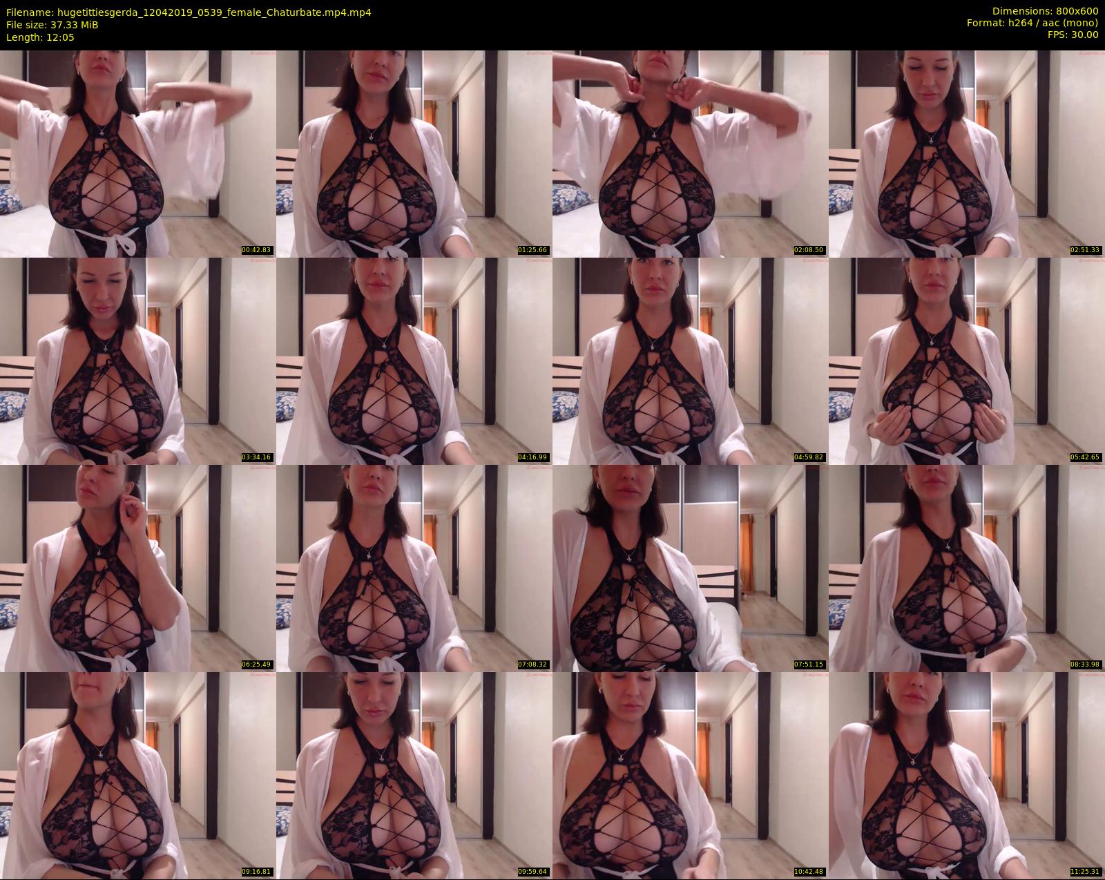 hugetittiesgerda — 13 minute Chaturbate female cam show recording, 480p, Apr 12, 2019