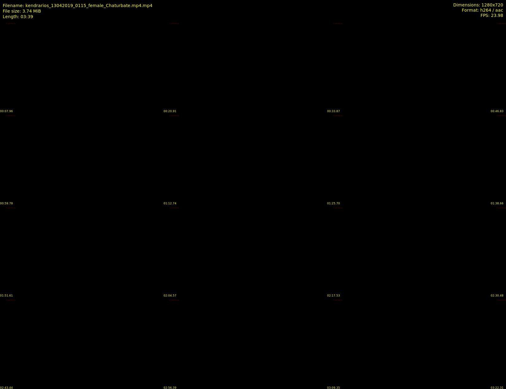 kendrarios — 4 minute Chaturbate female cam show recording, 720p, Apr 13, 2019
