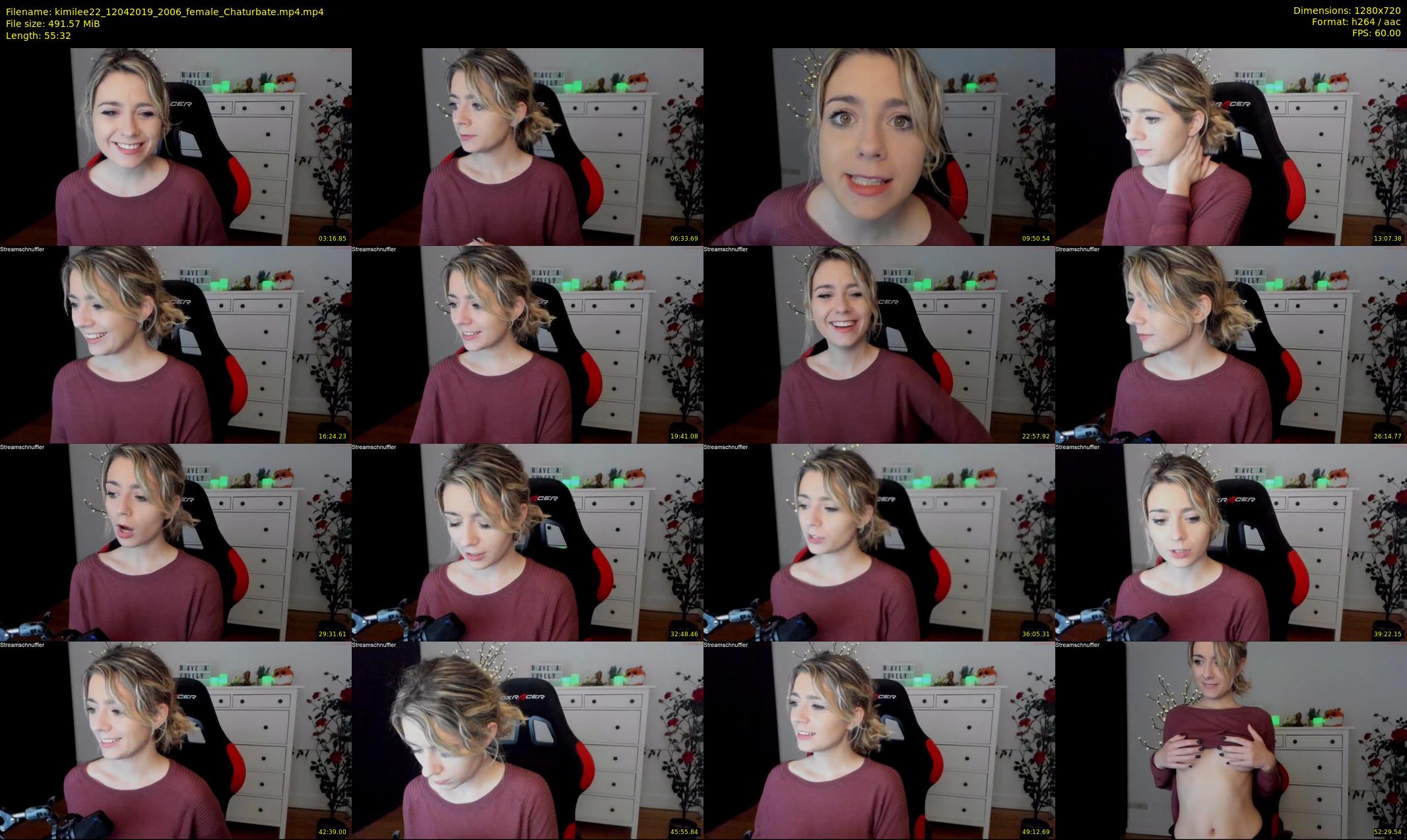 kimilee22 — 56 minute Chaturbate female cam show recording, 720p, Apr 12, 2019