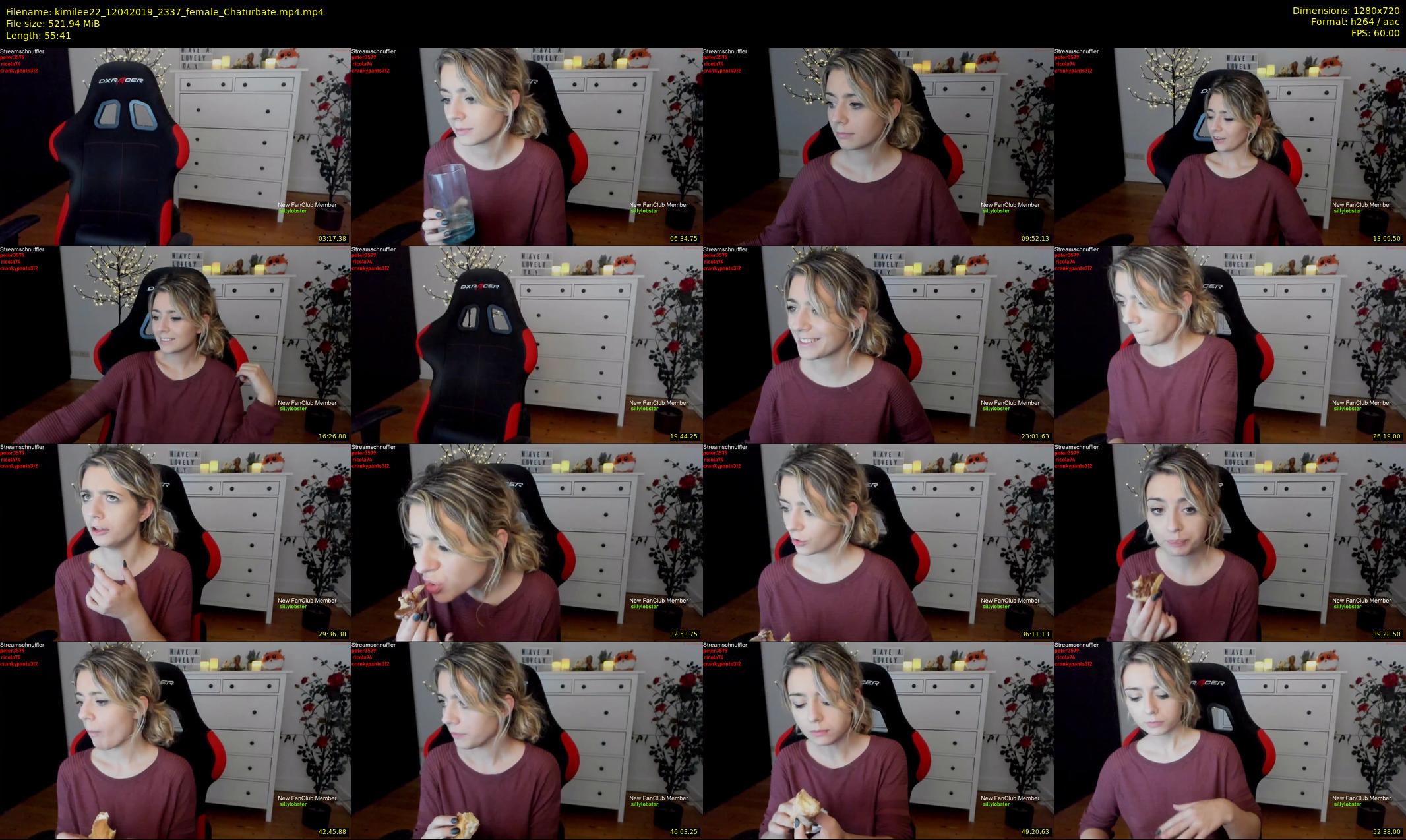 kimilee22 — 56 minute Chaturbate female cam show recording, 720p, Apr 12, 2019