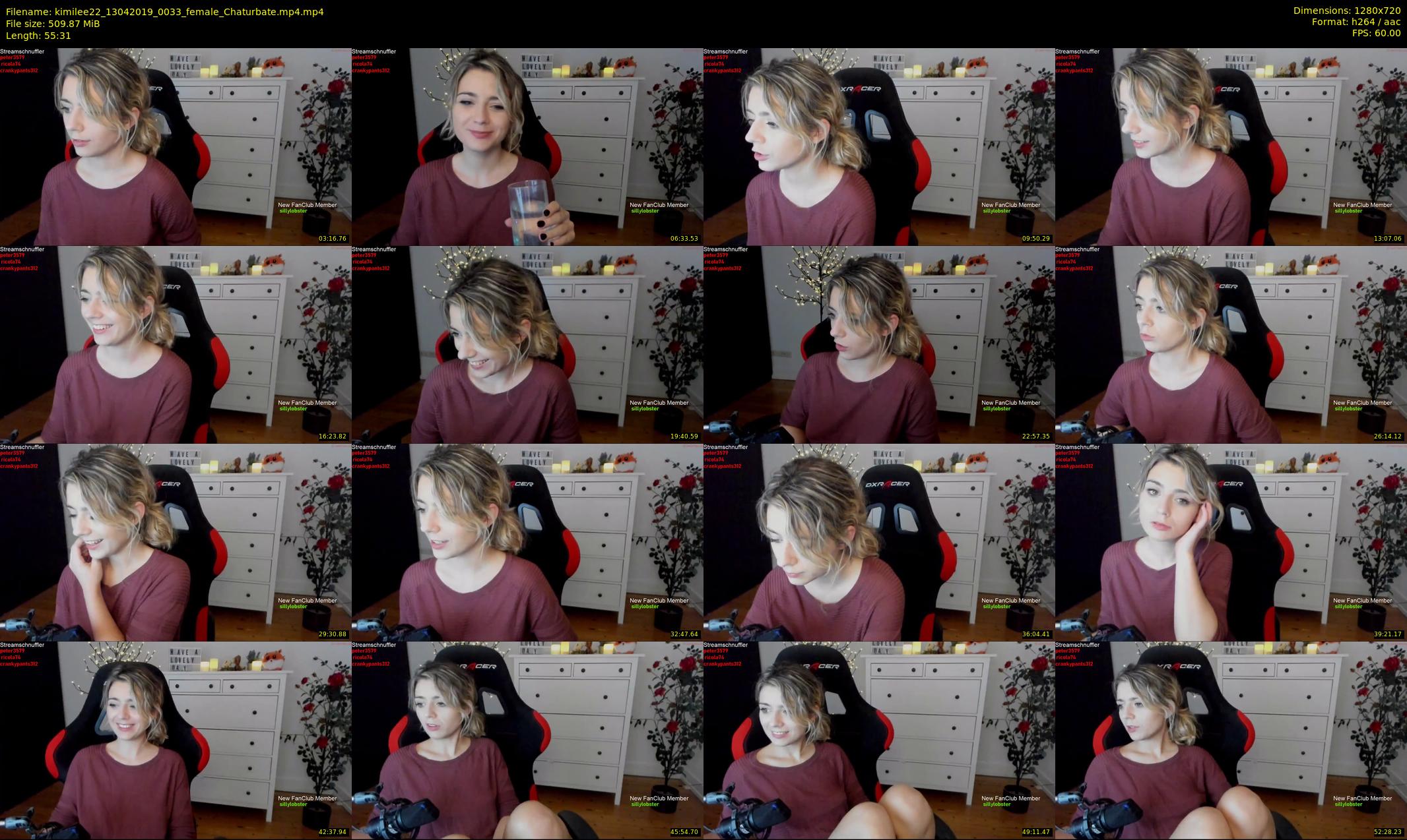 kimilee22 — 56 minute Chaturbate female cam show recording, 720p, Apr 13, 2019