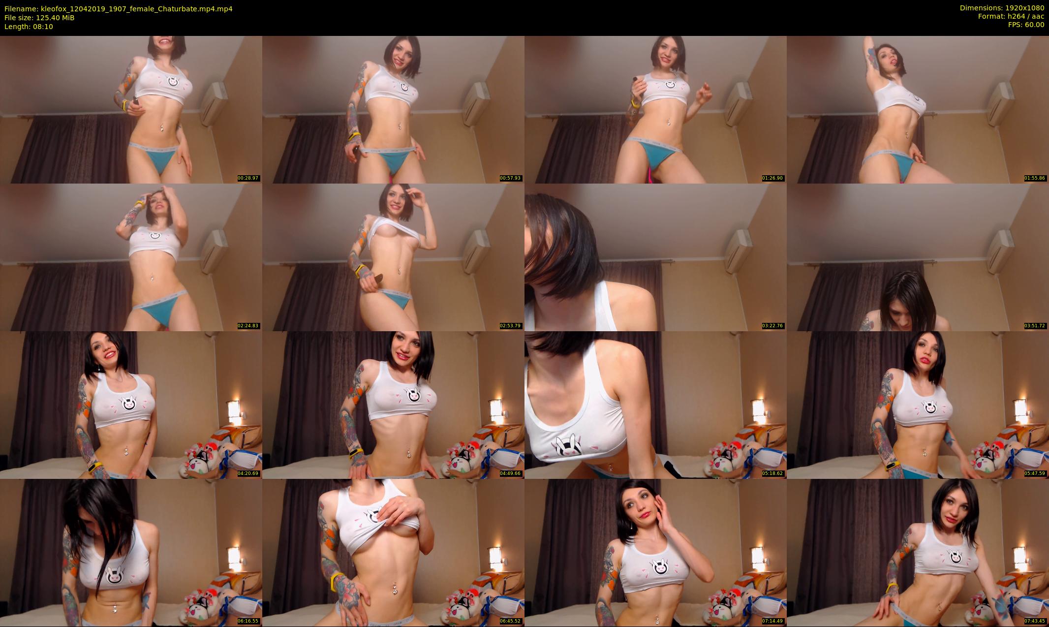 kleofox — 9 minute Chaturbate female cam show recording, 1080p, Apr 12, 2019