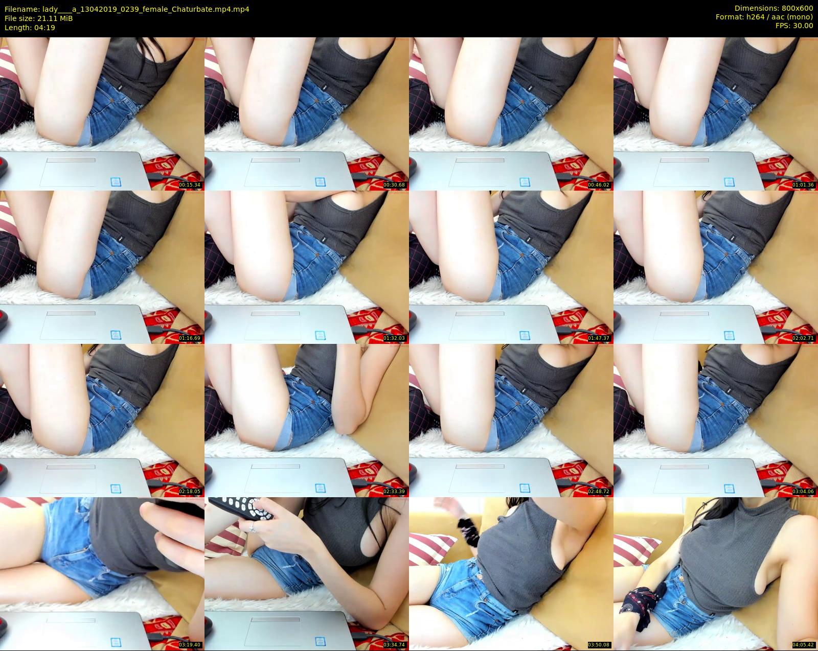 lady____a — 5 minute Chaturbate female cam show recording, 480p, Apr 13, 2019