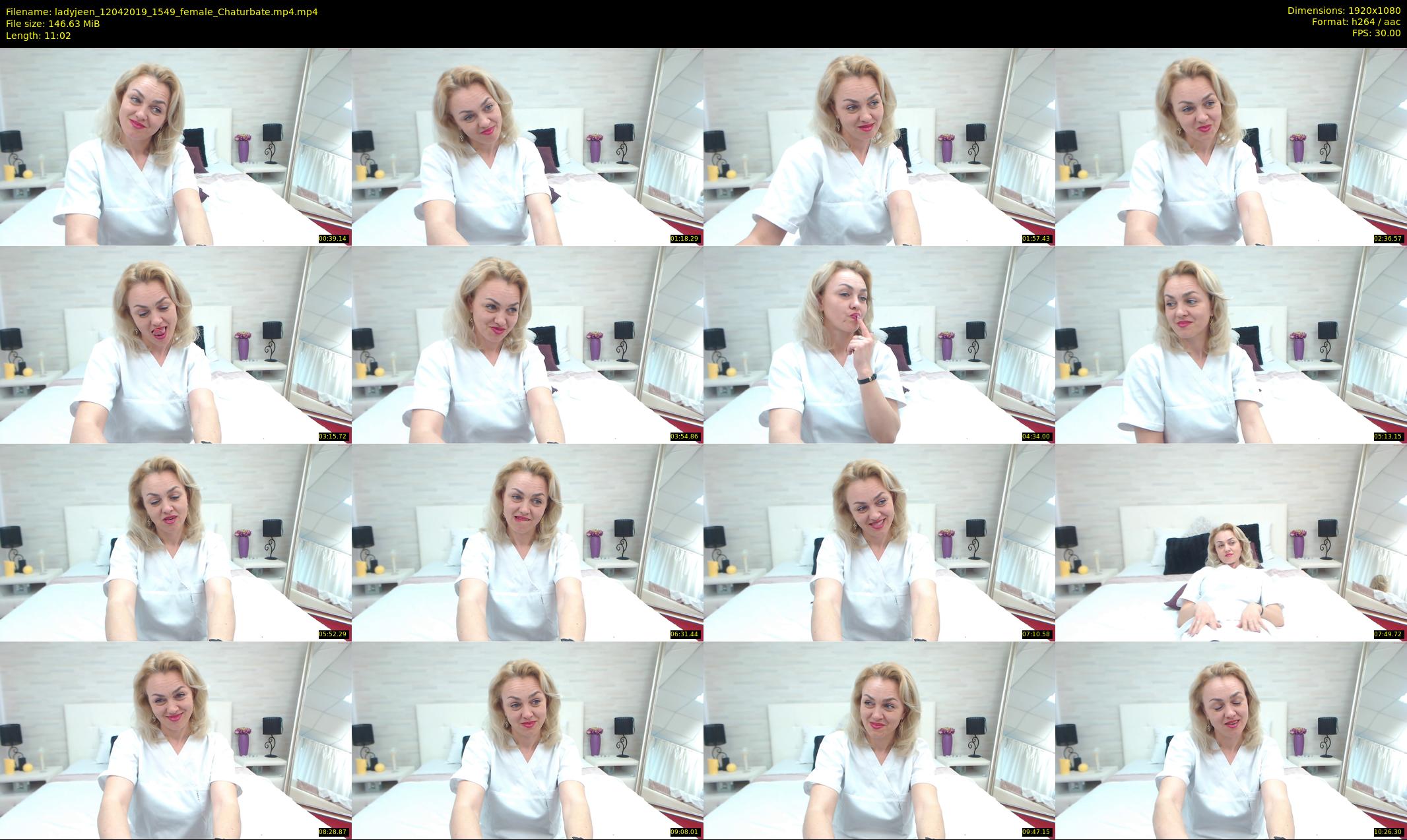ladyjeen — 12 minute Chaturbate female cam show recording, 1080p, Apr 12, 2019