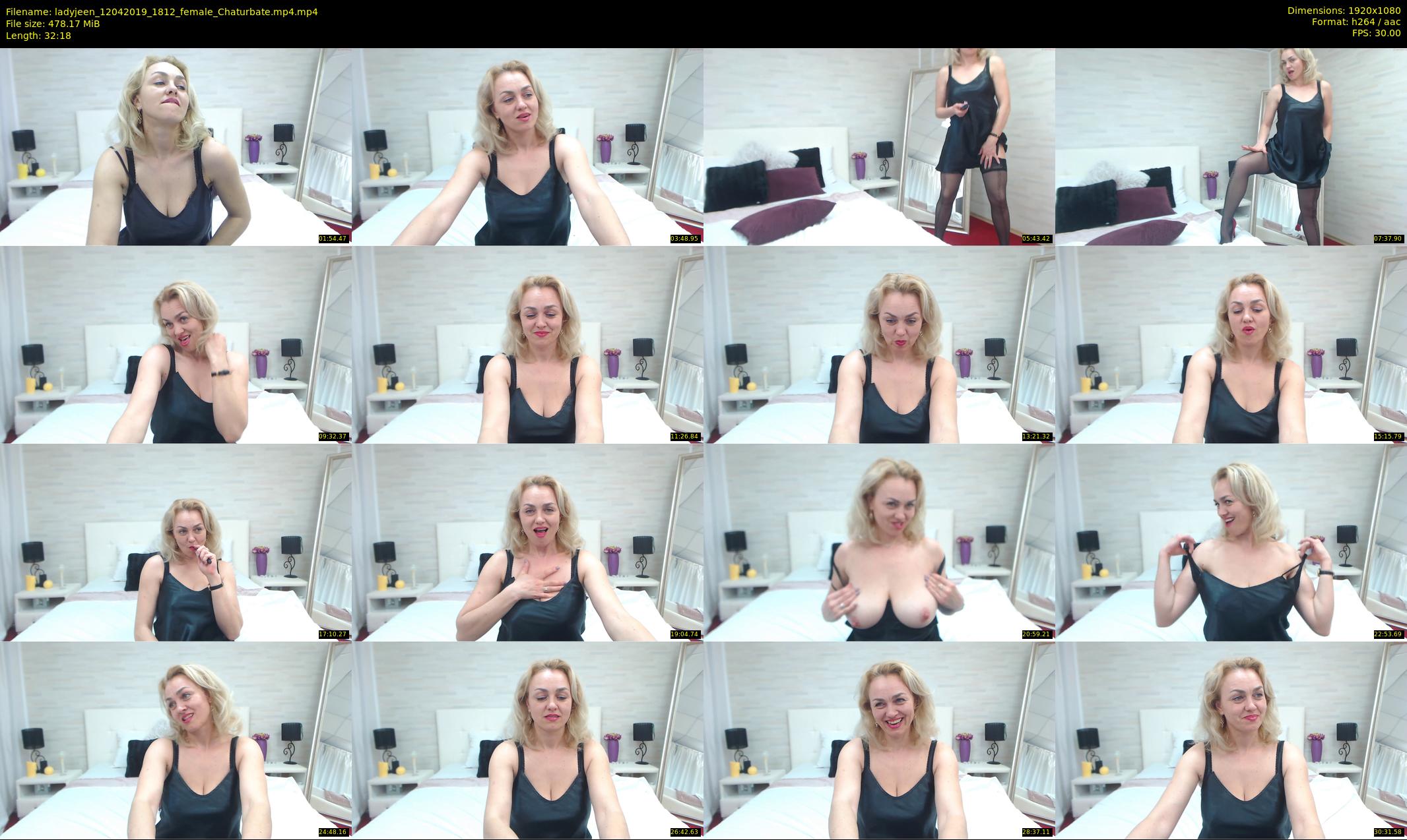 ladyjeen — 33 minute Chaturbate female cam show recording, 1080p, Apr 12, 2019