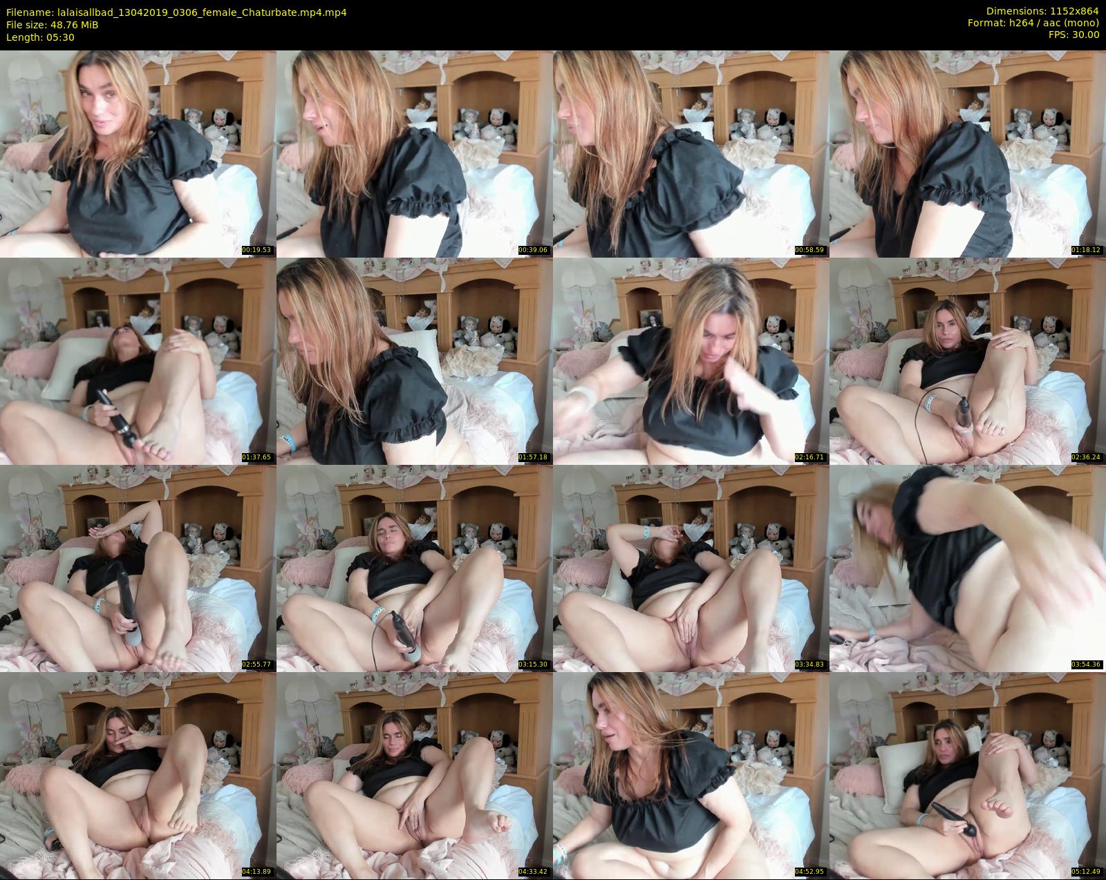 lalaisallbad — 6 minute Chaturbate female cam show recording, 720p, Apr 13, 2019