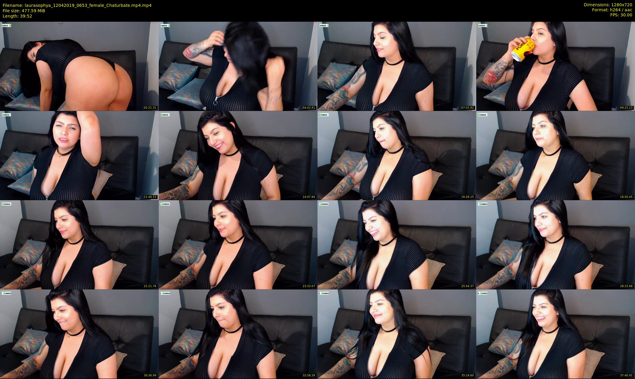 laurasophya — 40 minute Chaturbate female cam show recording, 720p, Apr 12, 2019