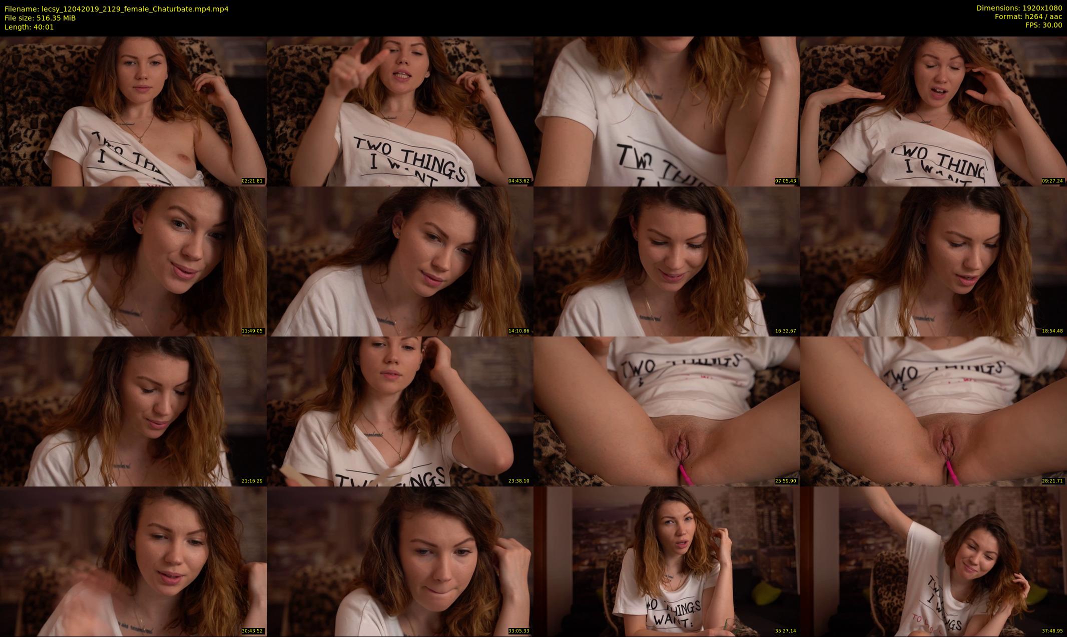 lecsy — 41 minute Chaturbate female cam show recording, 1080p, Apr 12, 2019