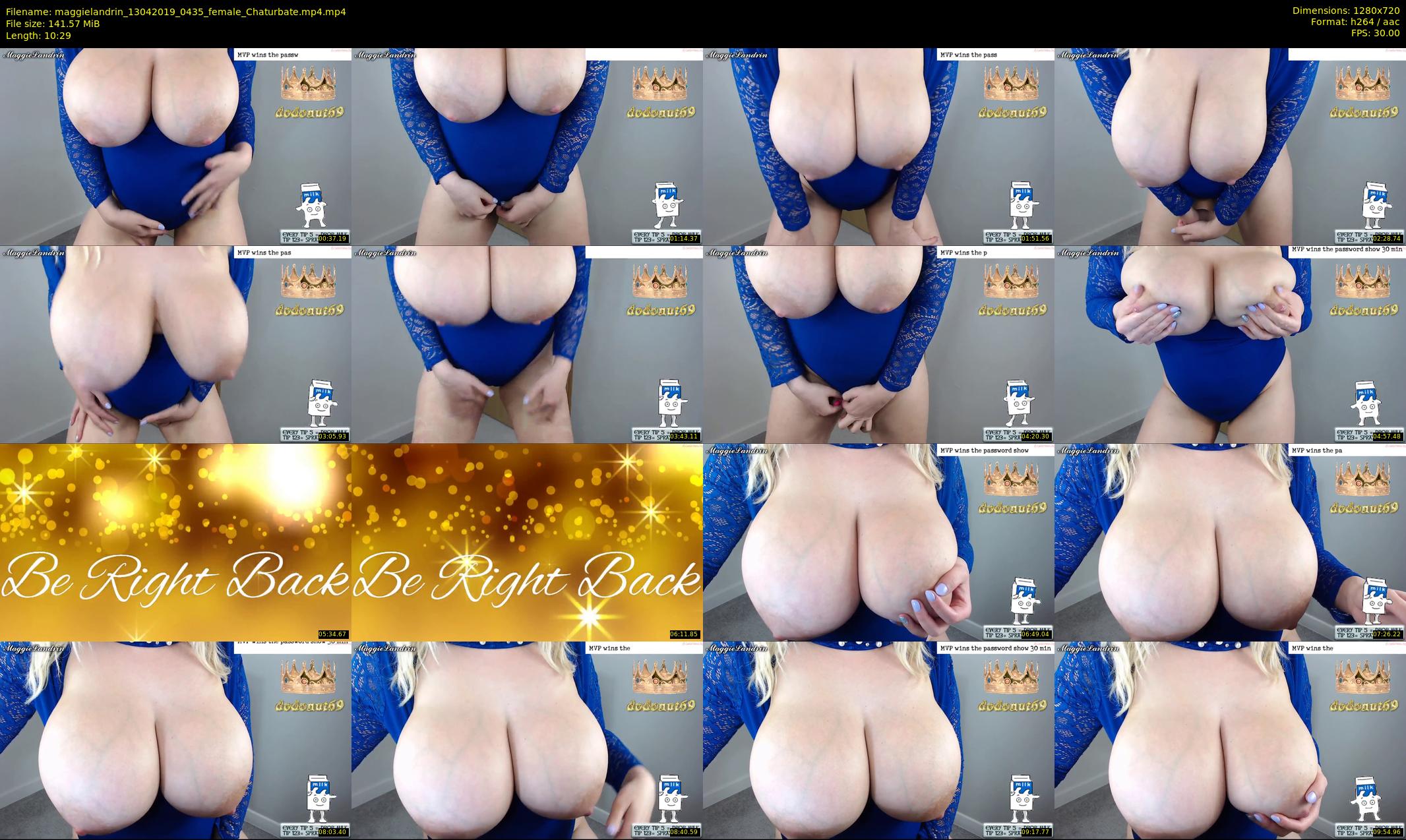 maggielandrin — 11 minute Chaturbate female cam show recording, 720p, Apr 13, 2019