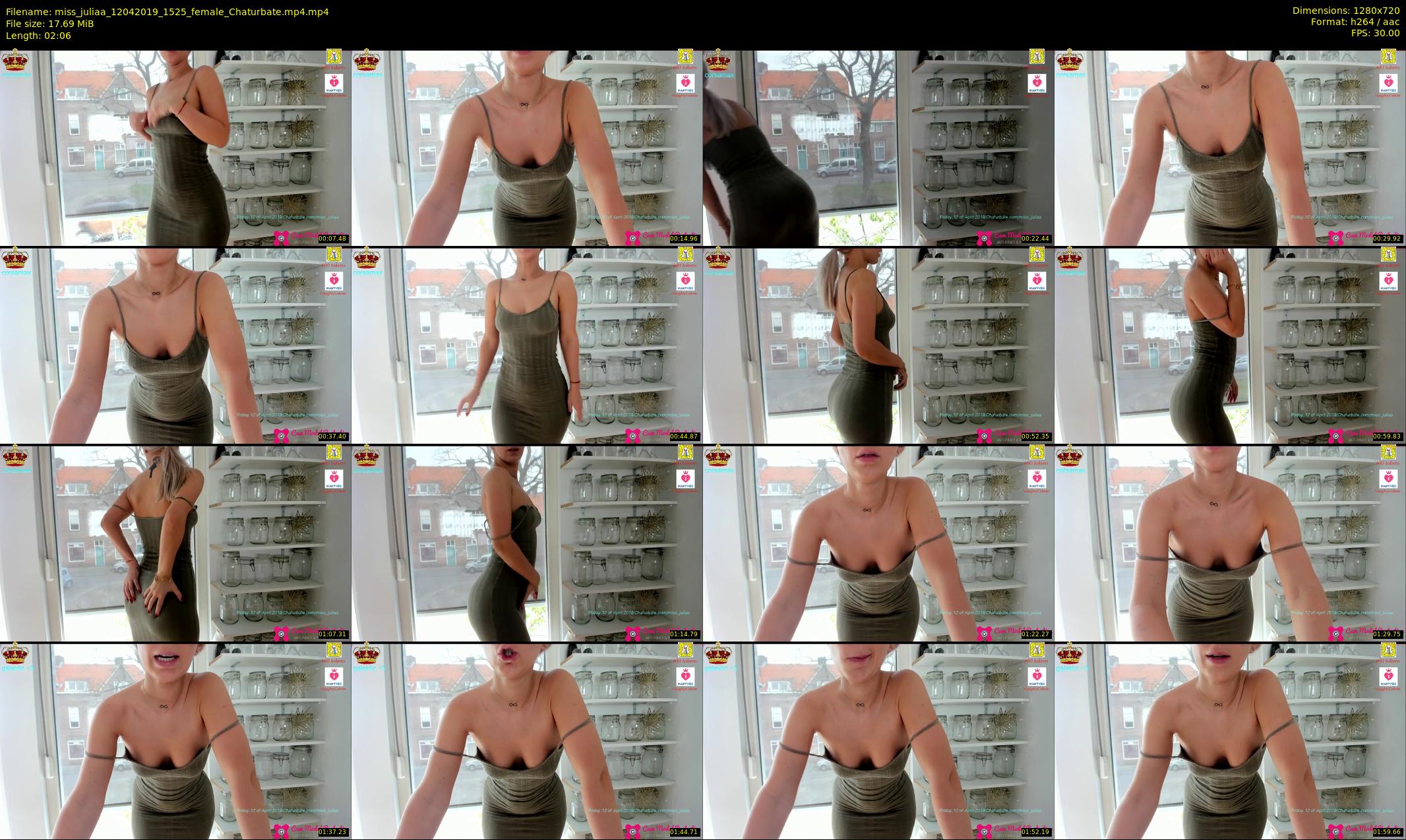 miss_juliaa — 3 minute Chaturbate female cam show recording, 720p, Apr 12, 2019