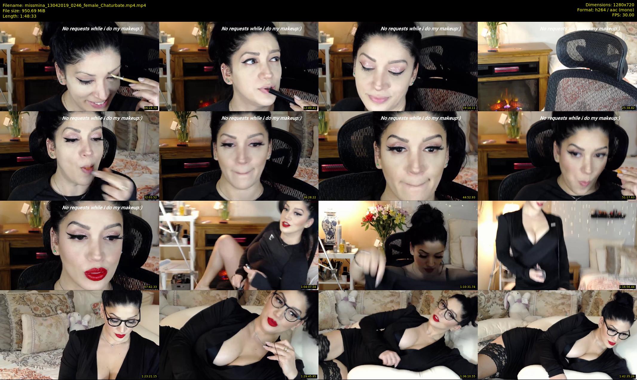 missmina — 109 minute Chaturbate female cam show recording, 720p, Apr 13, 2019