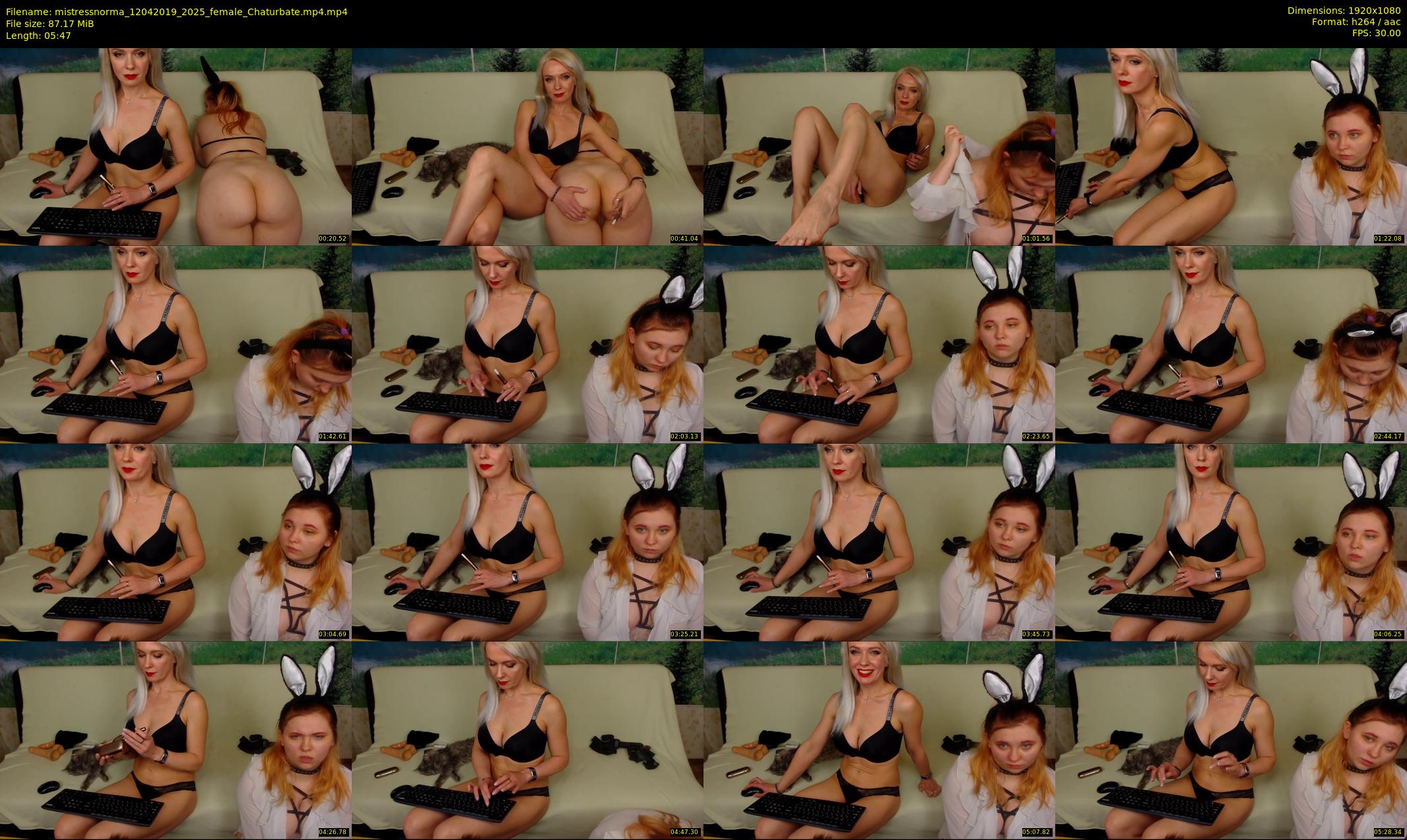 mistressnorma — 6 minute Chaturbate female cam show recording, 1080p, Apr 12, 2019