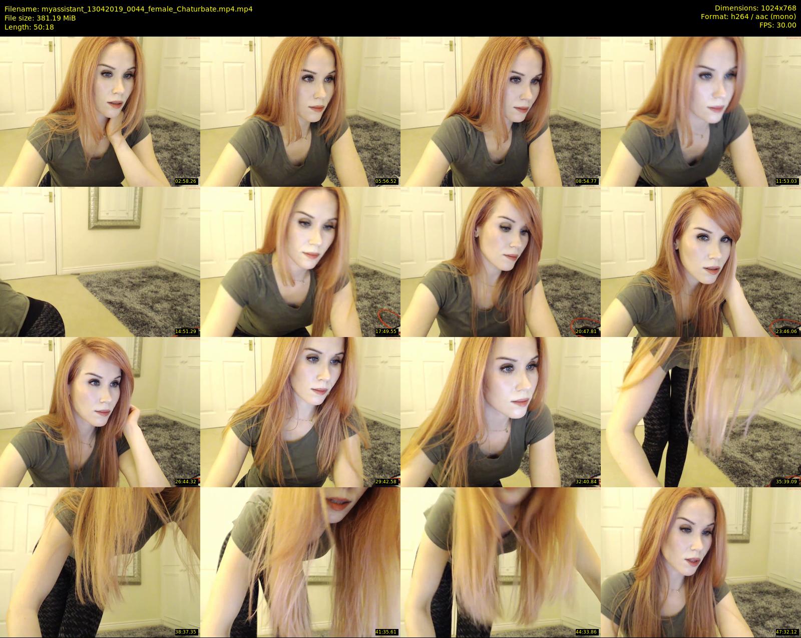 myassistant — 51 minute Chaturbate female cam show recording, 720p, Apr 13, 2019