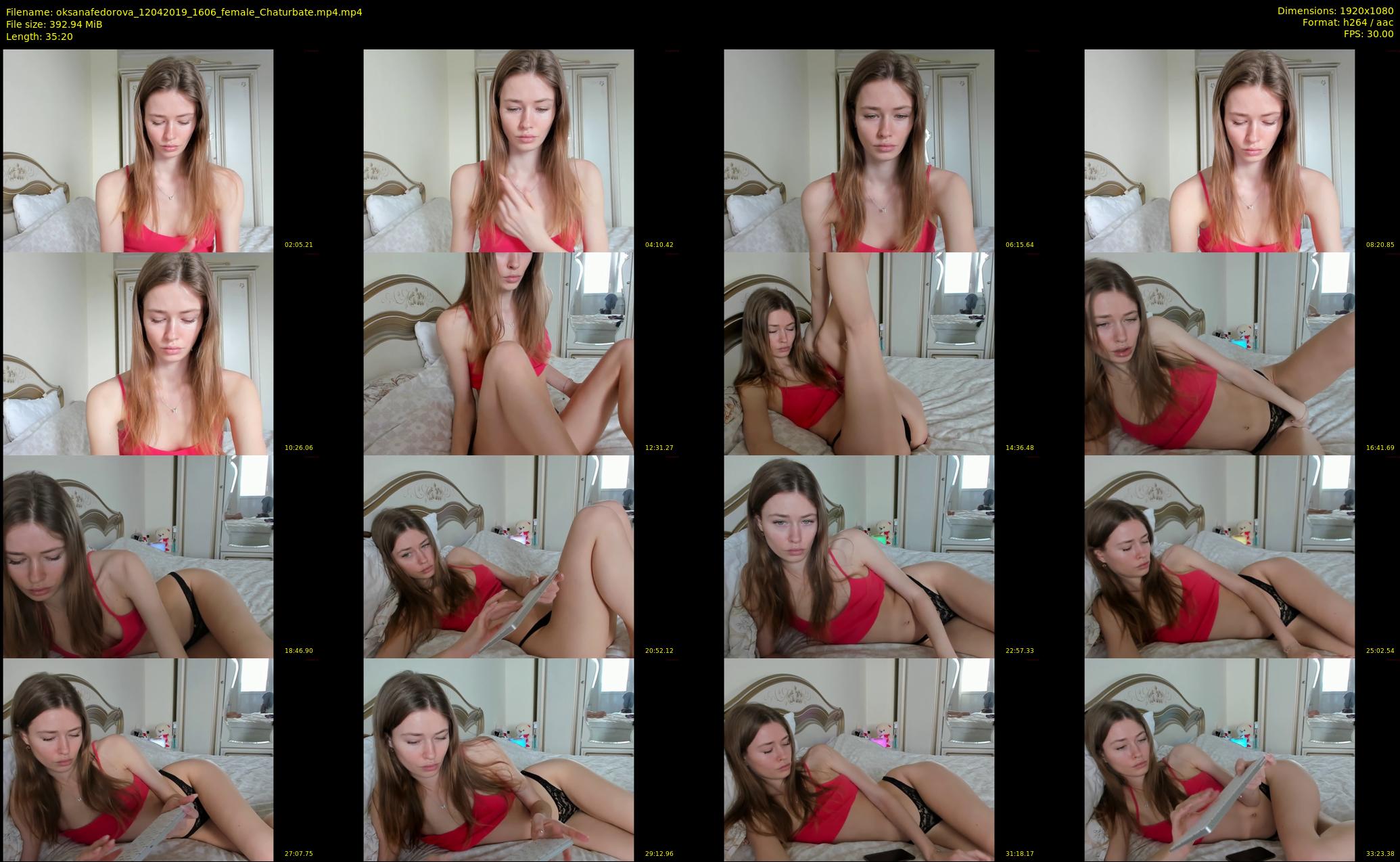 oksanafedorova — 36 minute Chaturbate female cam show recording, 1080p, Apr 12, 2019