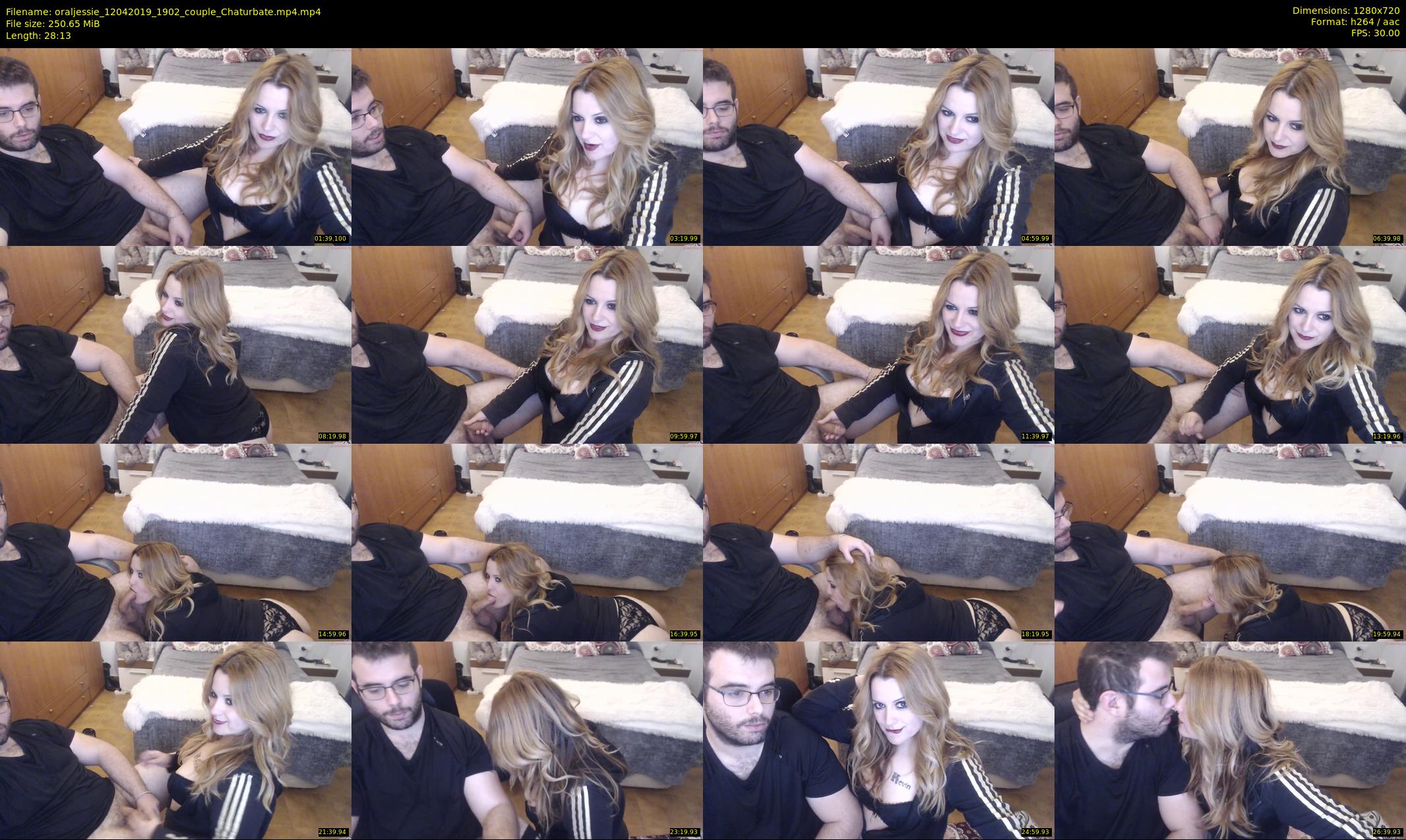 oraljessie — 29 minute Chaturbate couple cam show recording, 720p, Apr 12, 2019