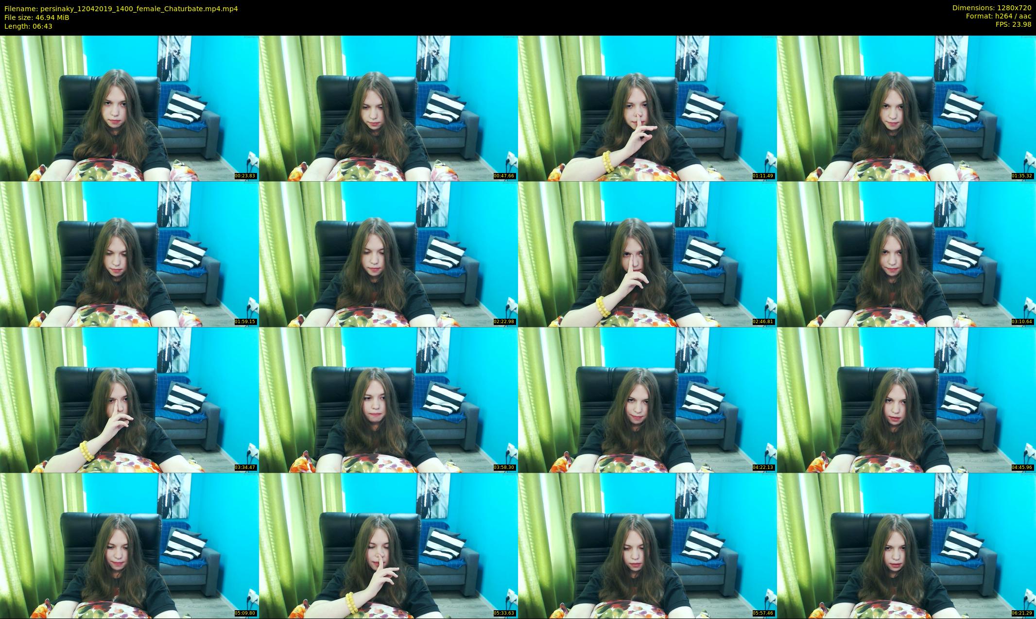 persinaky — 7 minute Chaturbate female cam show recording, 720p, Apr 12, 2019