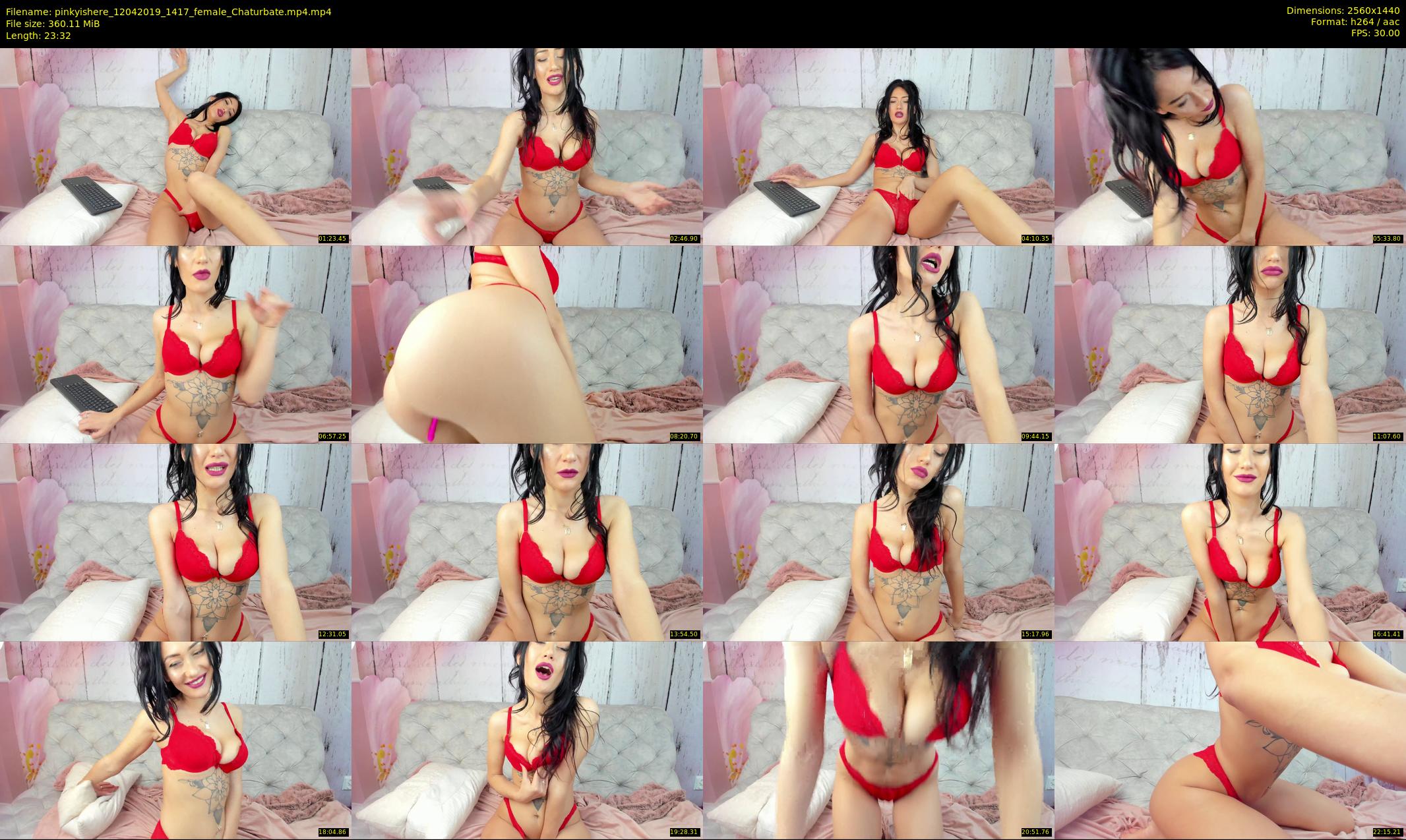 pinkyishere — 24 minute Chaturbate female cam show recording, 1080p, Apr 12, 2019