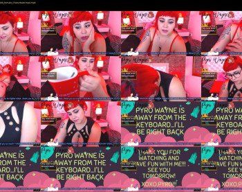 pyrowayne — 29 minute Chaturbate female cam show recording, 720p, Apr 13, 2019