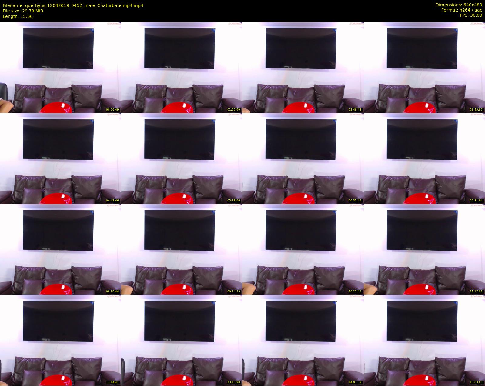 querhyus — 16 minute Chaturbate male cam show recording, 480p, Apr 12, 2019