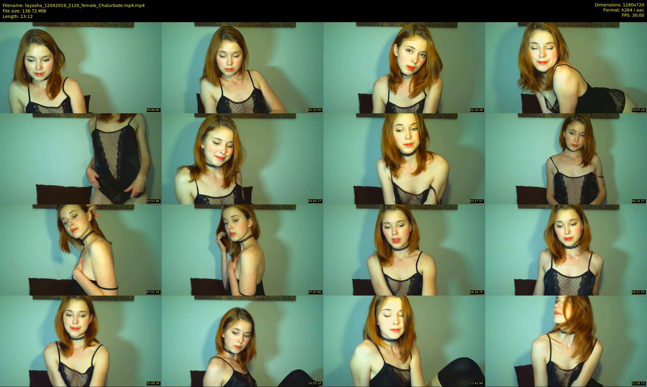 tayasha — 14 minute Chaturbate female cam show recording, 720p, Apr 12, 2019
