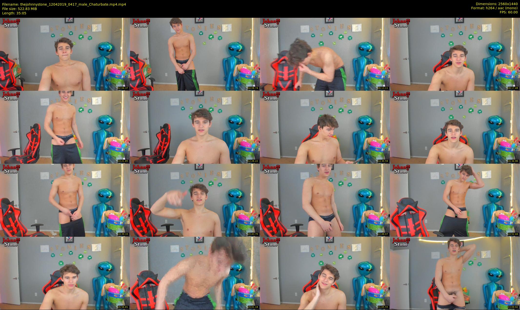thejohnnystone — 36 minute Chaturbate male cam show recording, 1080p, Apr 12, 2019