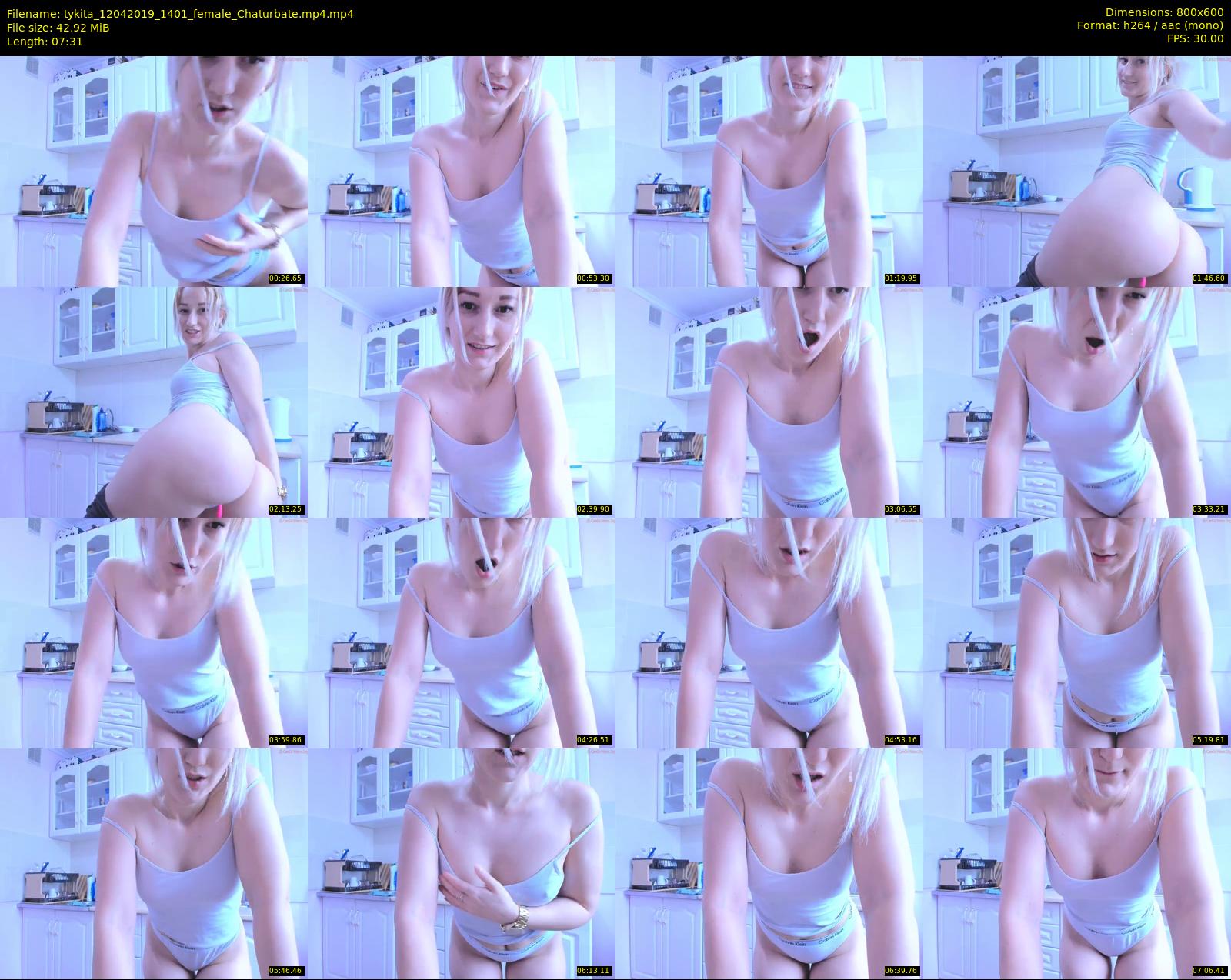 tykita — 8 minute Chaturbate female cam show recording, 480p, Apr 12, 2019