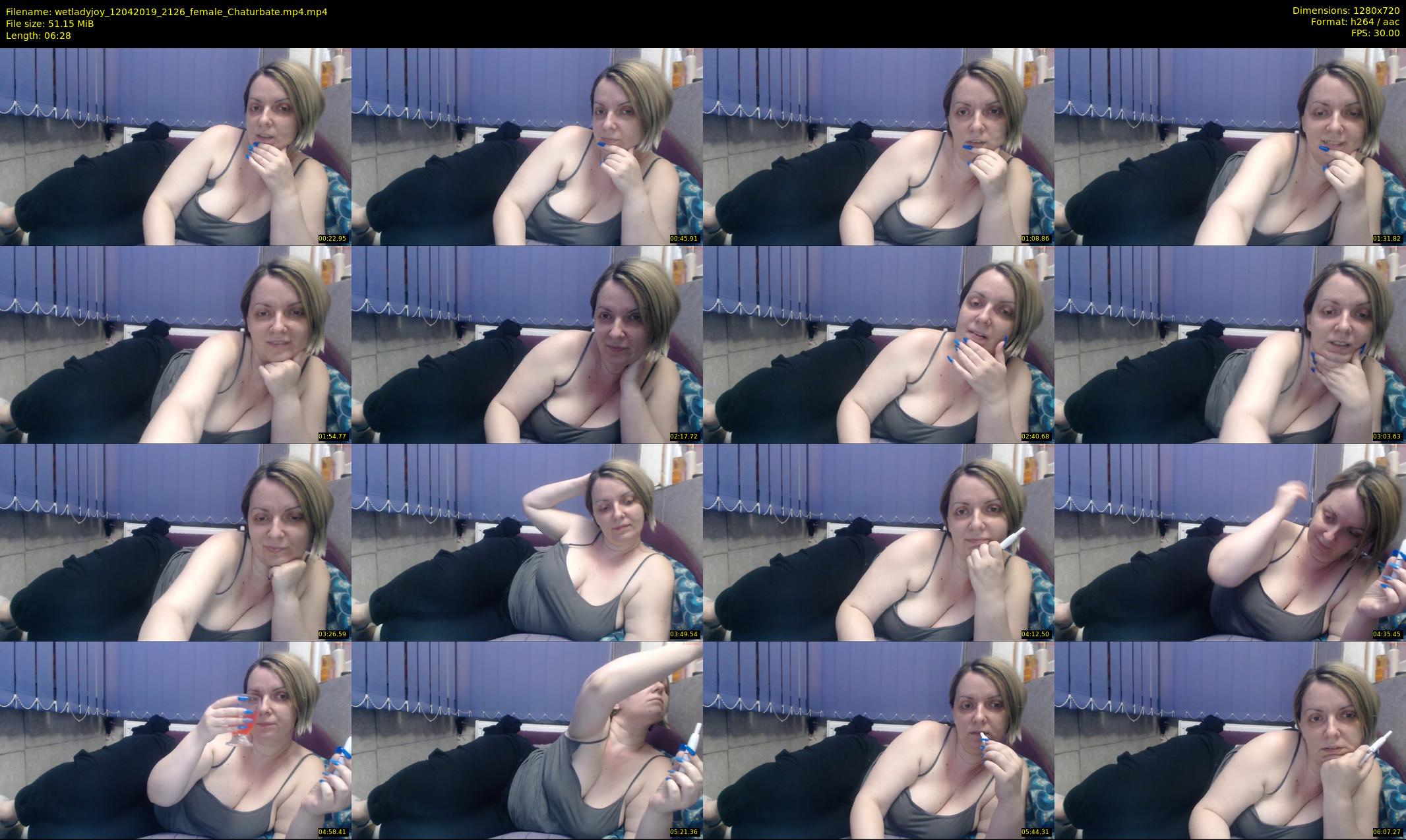 wetladyjoy — 7 minute Chaturbate female cam show recording, 720p, Apr 12, 2019