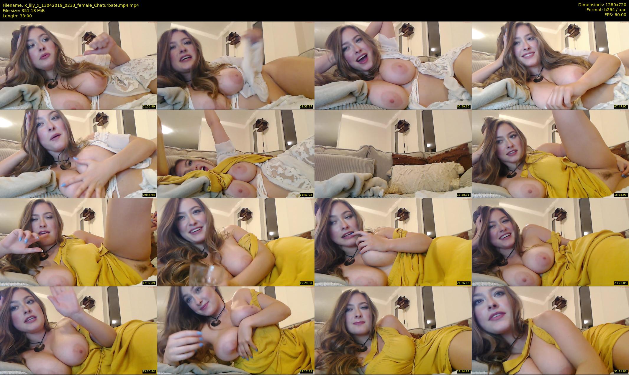 x_lily_x — 33 minute Chaturbate female cam show recording, 720p, Apr 13, 2019