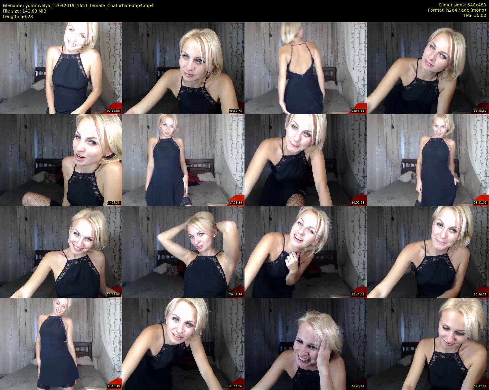 yummylilya — 51 minute Chaturbate female cam show recording, 480p, Apr 12, 2019