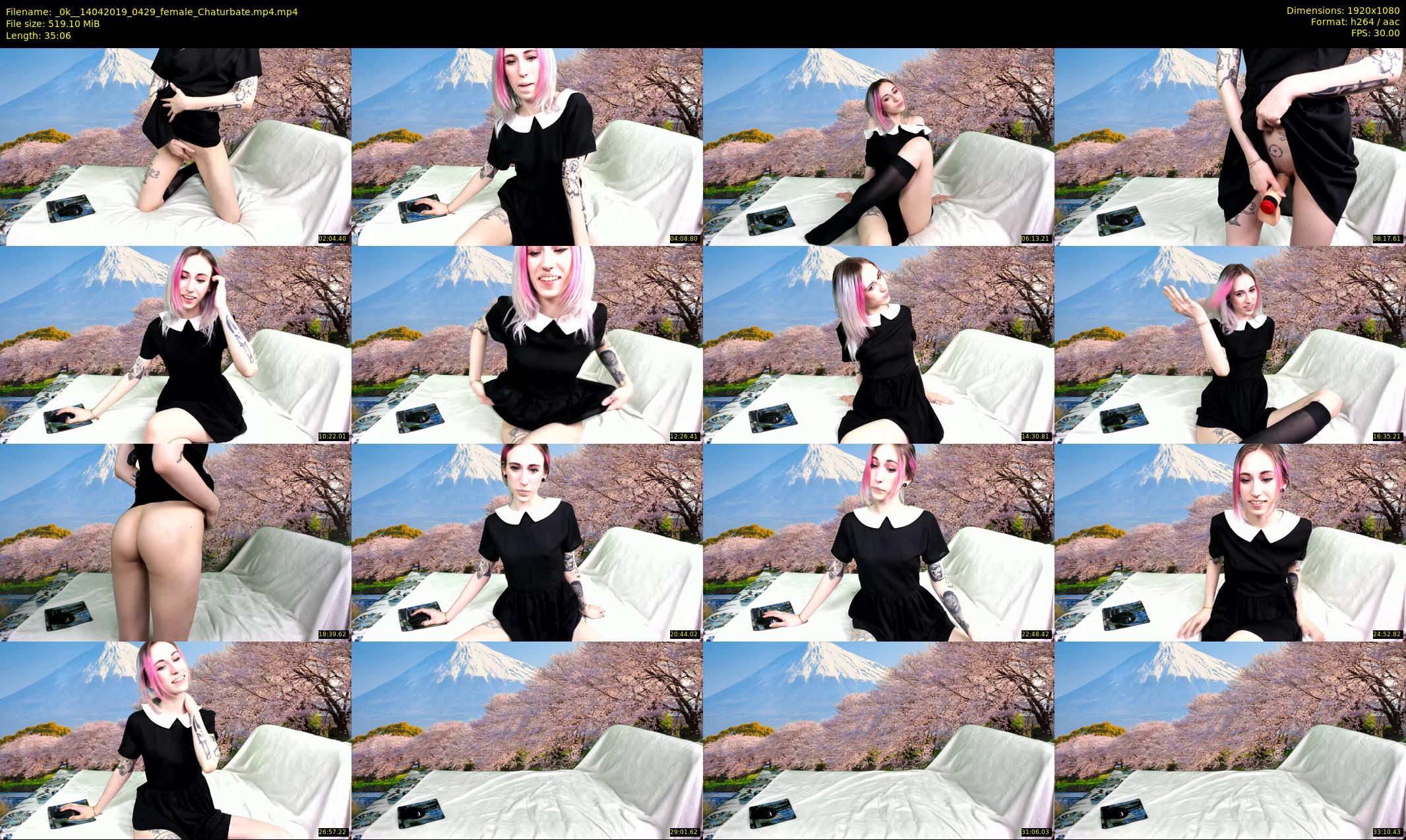 _0k_ — 36 minute Chaturbate female cam show recording, 1080p, Apr 14, 2019