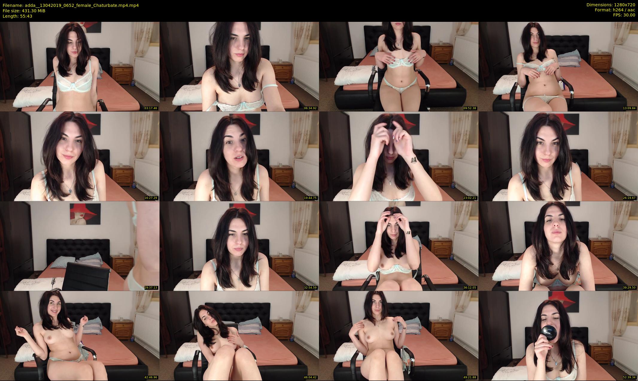 adda_ — 56 minute Chaturbate female cam show recording, 720p, Apr 13, 2019
