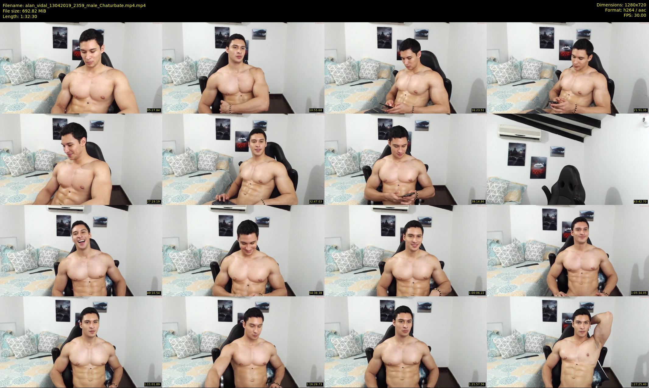 alan_vidal — 93 minute Chaturbate male cam show recording, 720p, Apr 13, 2019