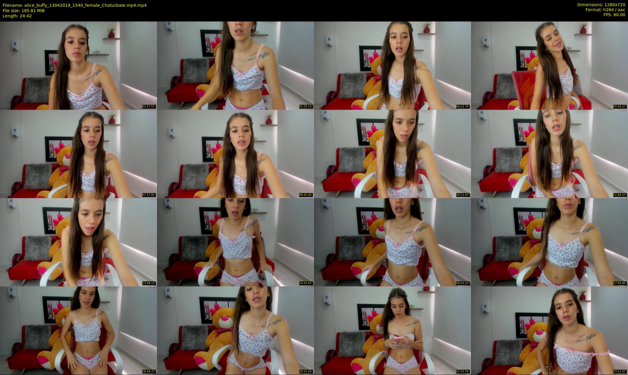 alice_buffy — 25 minute Chaturbate female cam show recording, 720p, Apr 13, 2019