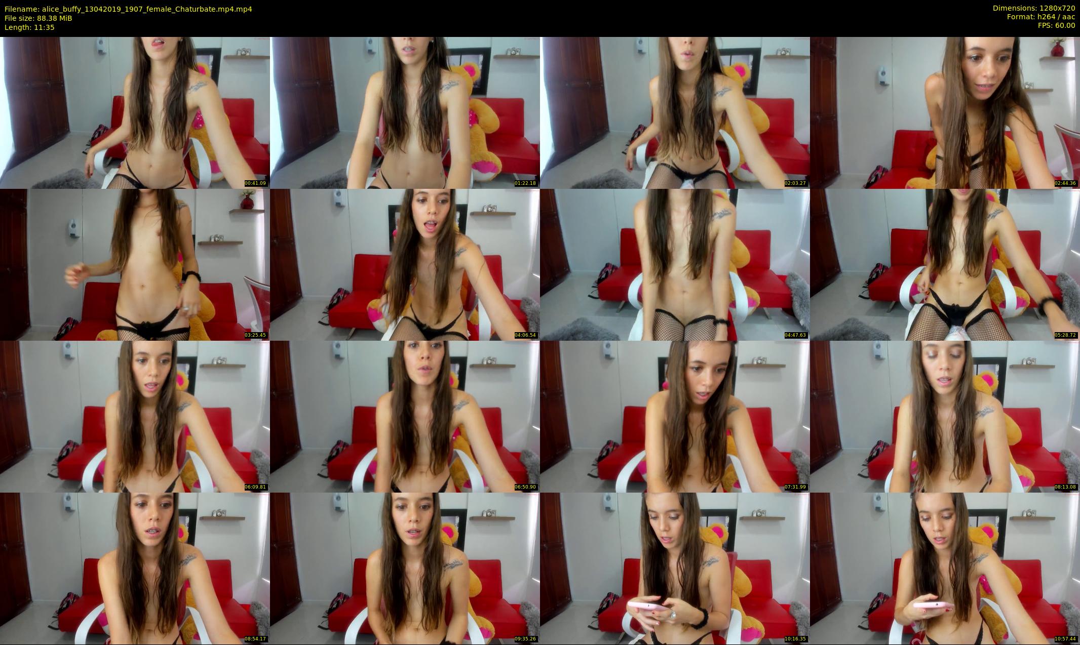 alice_buffy — 12 minute Chaturbate female cam show recording, 720p, Apr 13, 2019