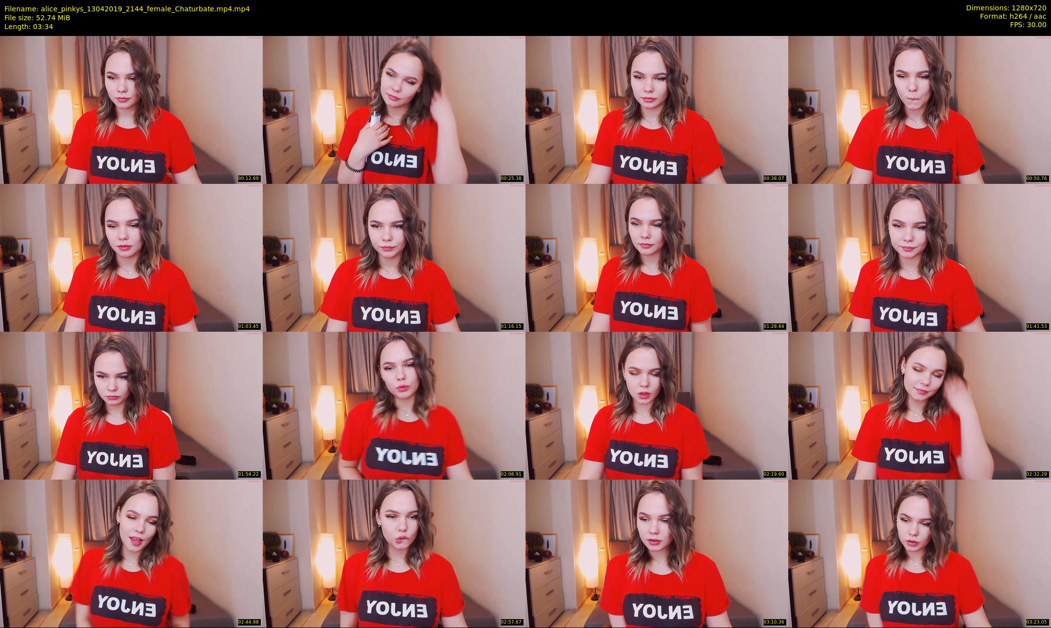 alice_pinkys — 4 minute Chaturbate female cam show recording, 720p, Apr 13, 2019