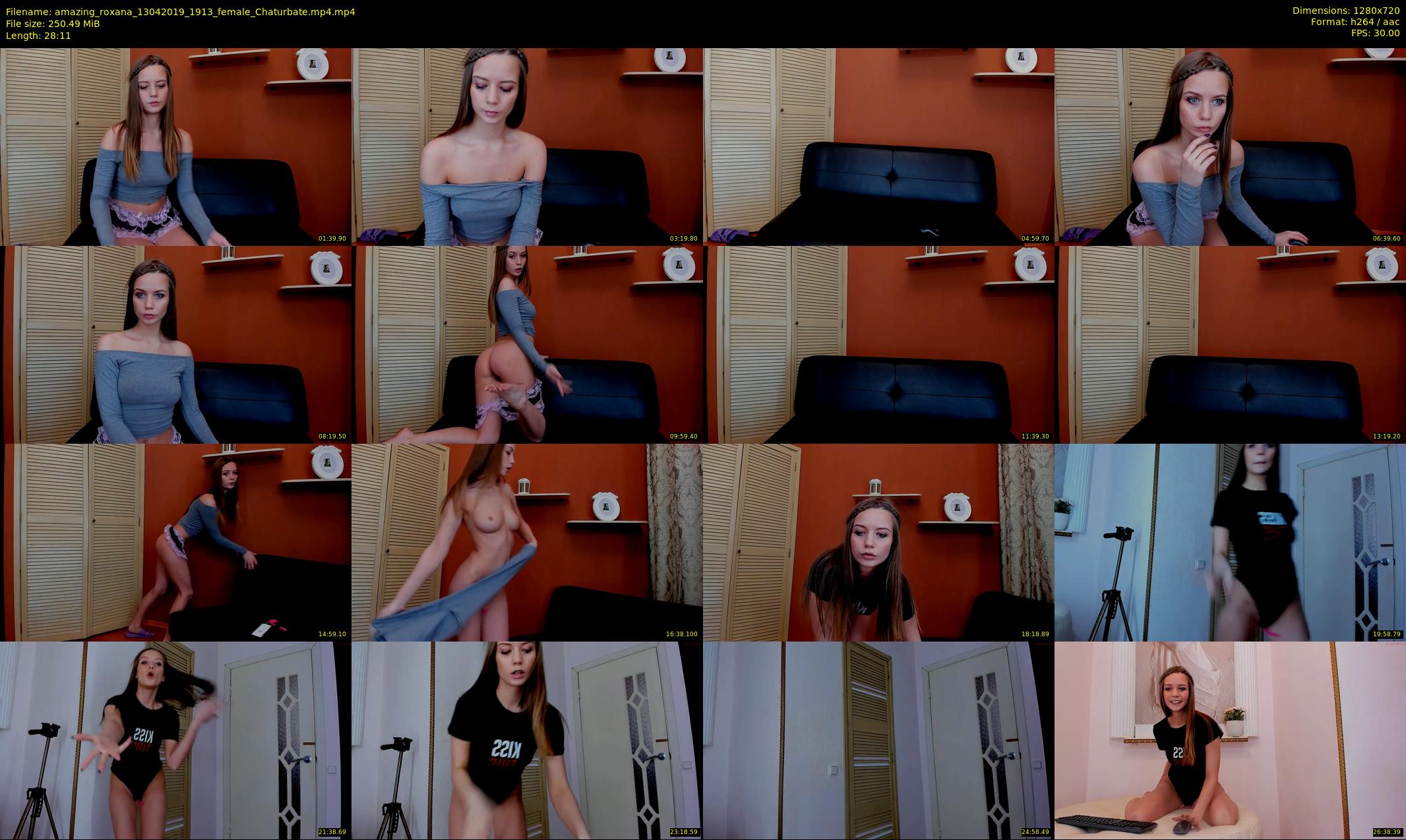 amazing_roxana — 29 minute Chaturbate female cam show recording, 720p, Apr 13, 2019
