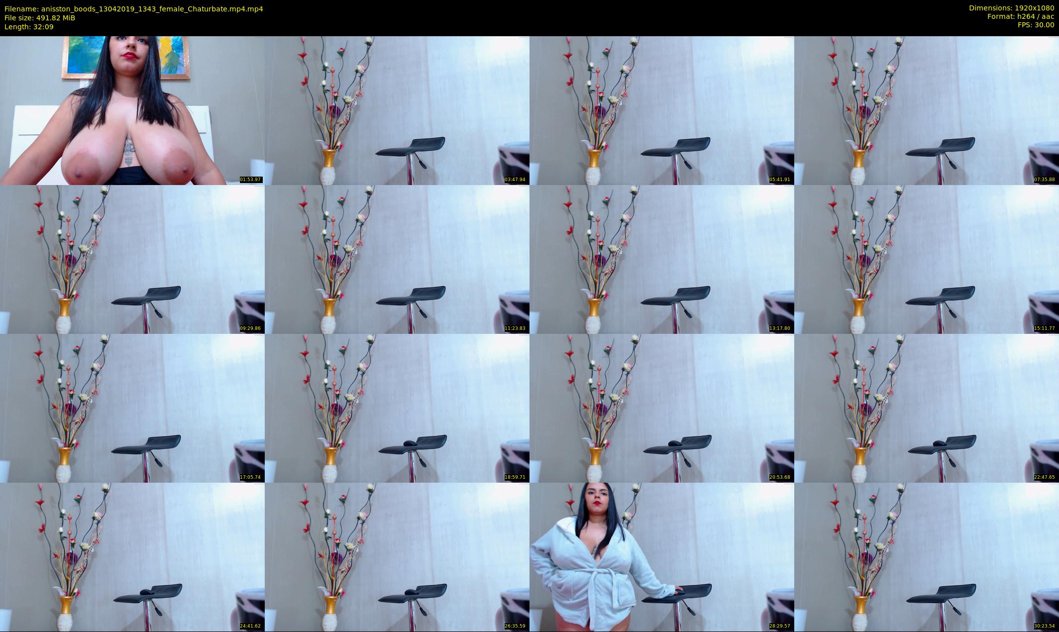 anisston_boods — 33 minute Chaturbate female cam show recording, 1080p, Apr 13, 2019