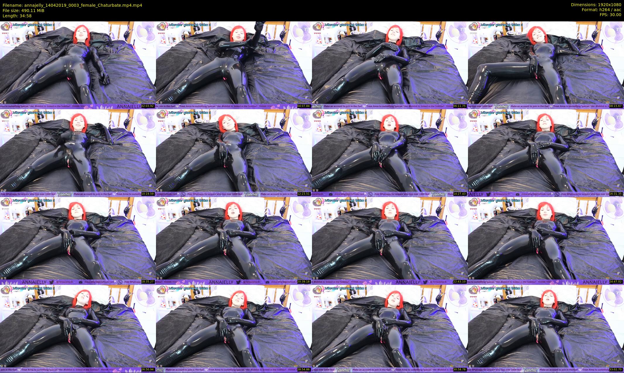 annajelly — 35 minute Chaturbate couple cam show recording, 1080p, Apr 14, 2019