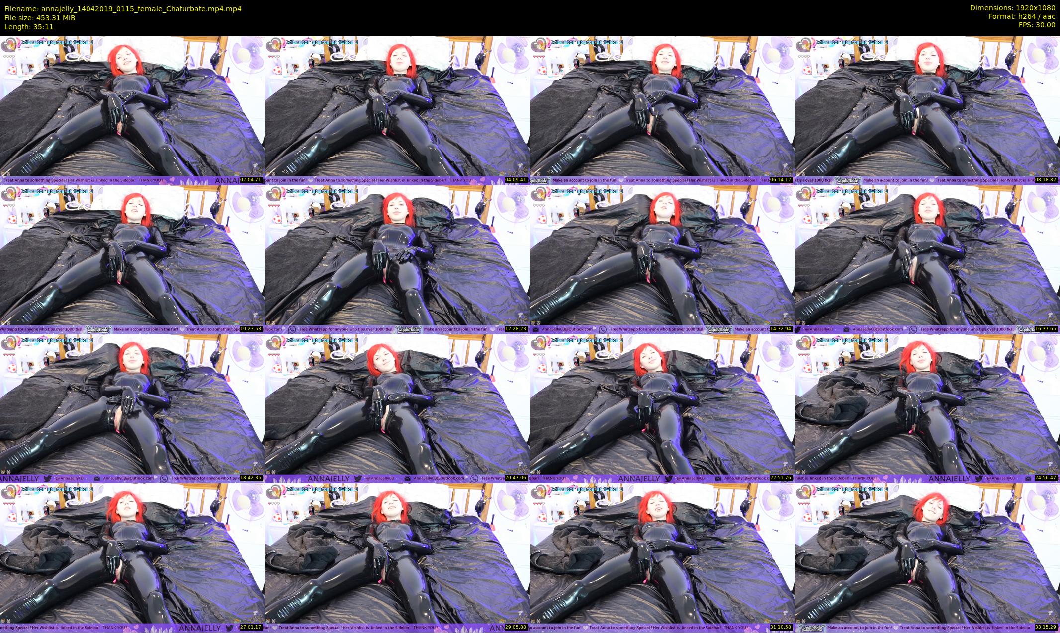 annajelly — 36 minute Chaturbate couple cam show recording, 1080p, Apr 14, 2019