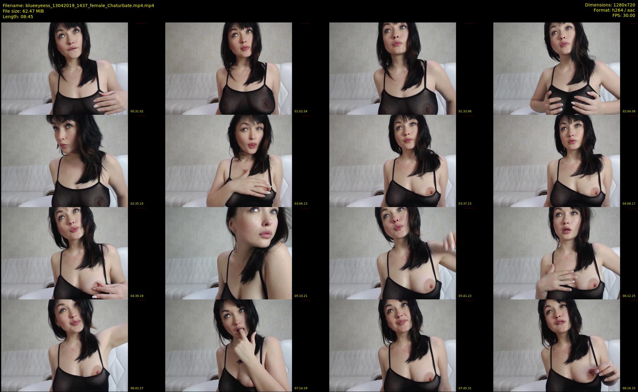 blueeyeess — 9 minute Chaturbate female cam show recording, 720p, Apr 13, 2019