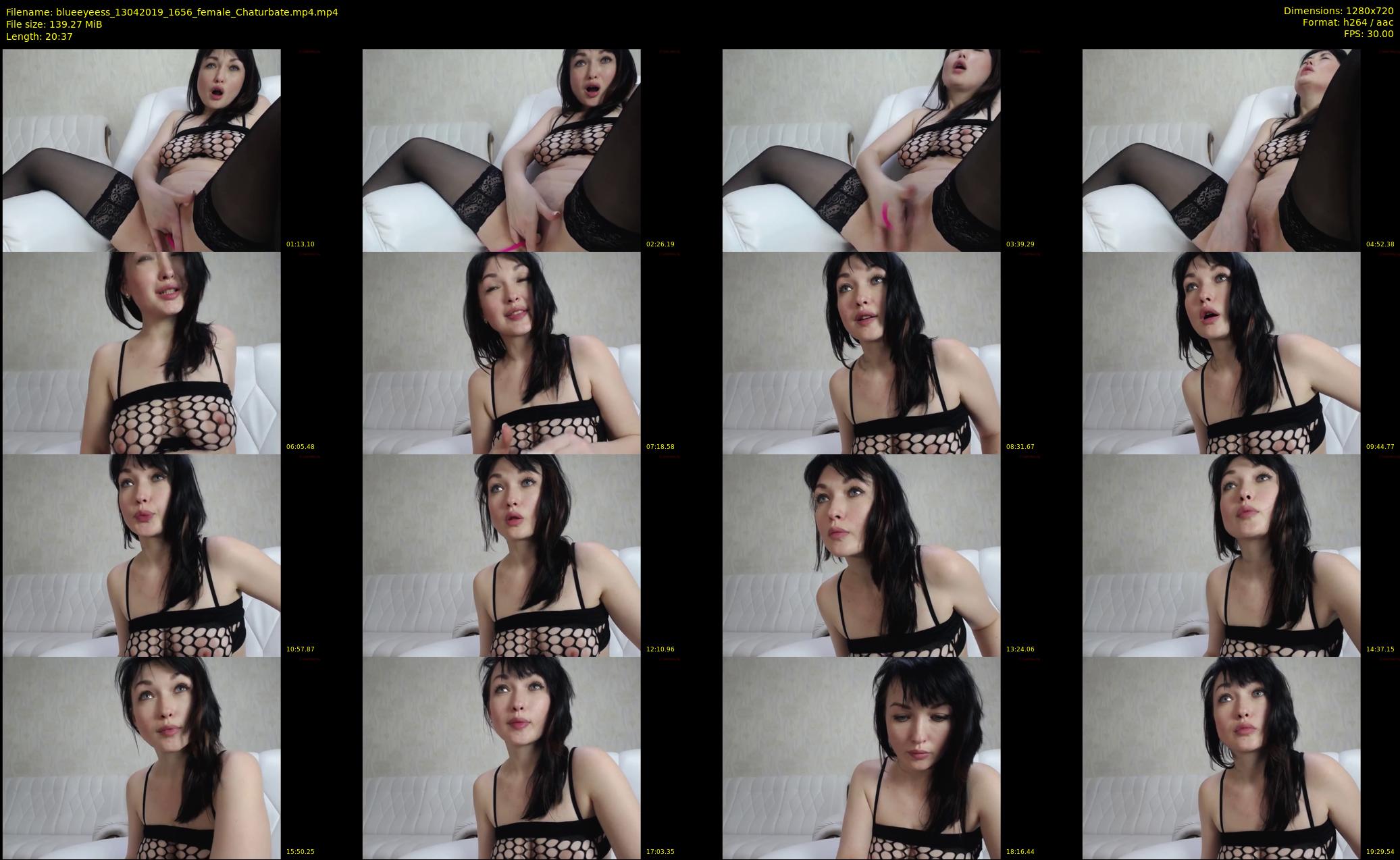 blueeyeess — 21 minute Chaturbate female cam show recording, 720p, Apr 13, 2019