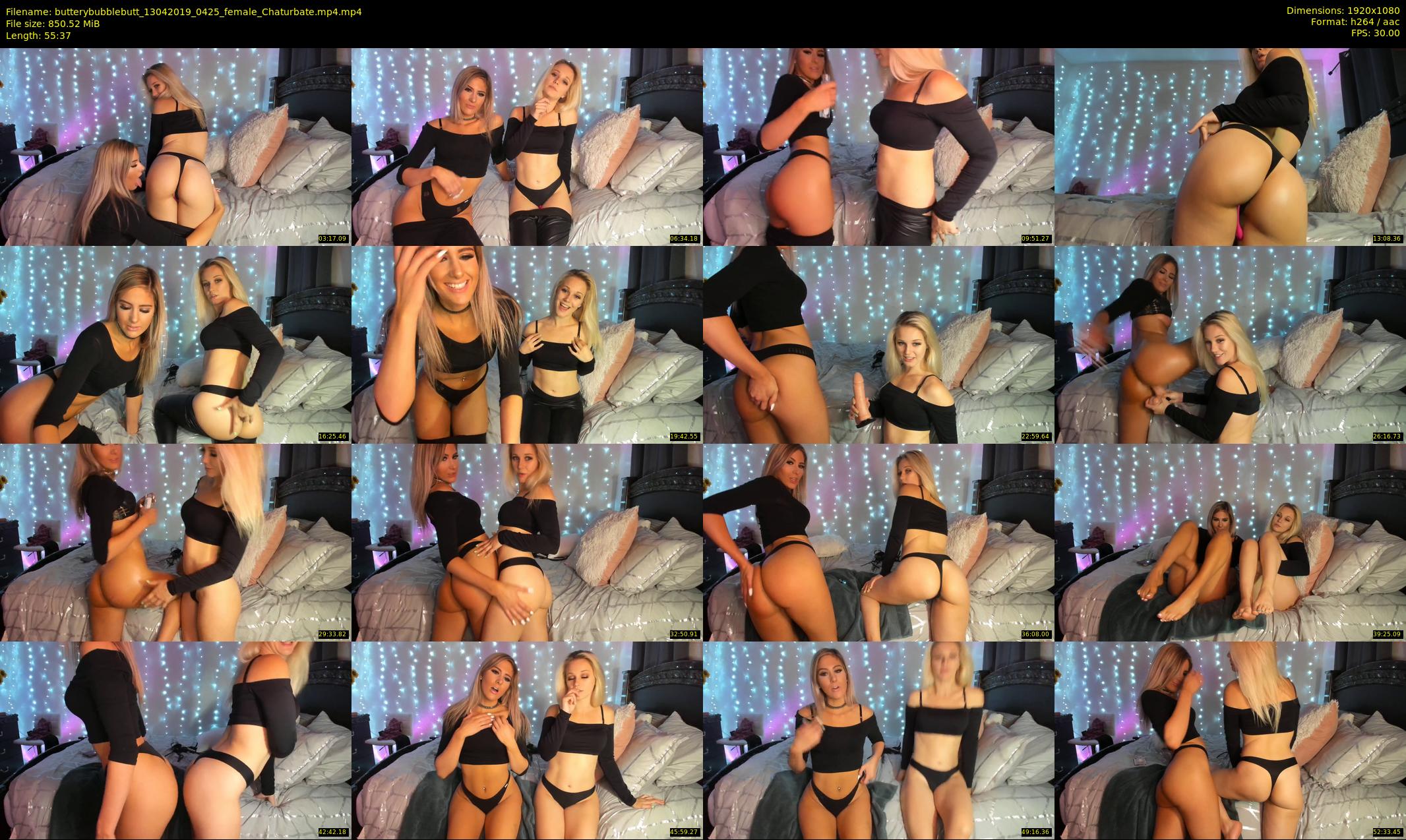 butterybubblebutt — 56 minute Chaturbate couple cam show recording, 1080p, Apr 13, 2019