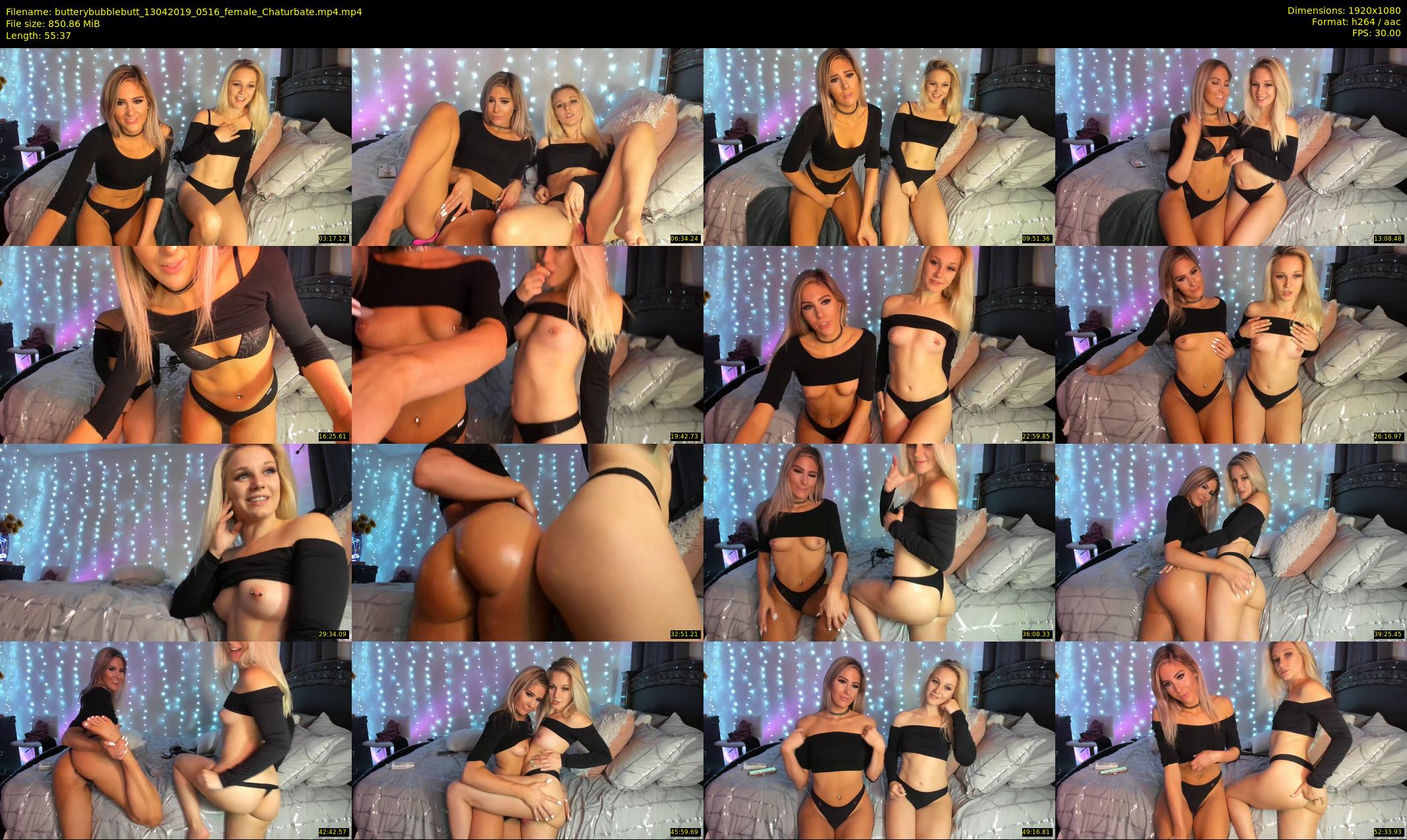 butterybubblebutt — 56 minute Chaturbate couple cam show recording, 1080p, Apr 13, 2019