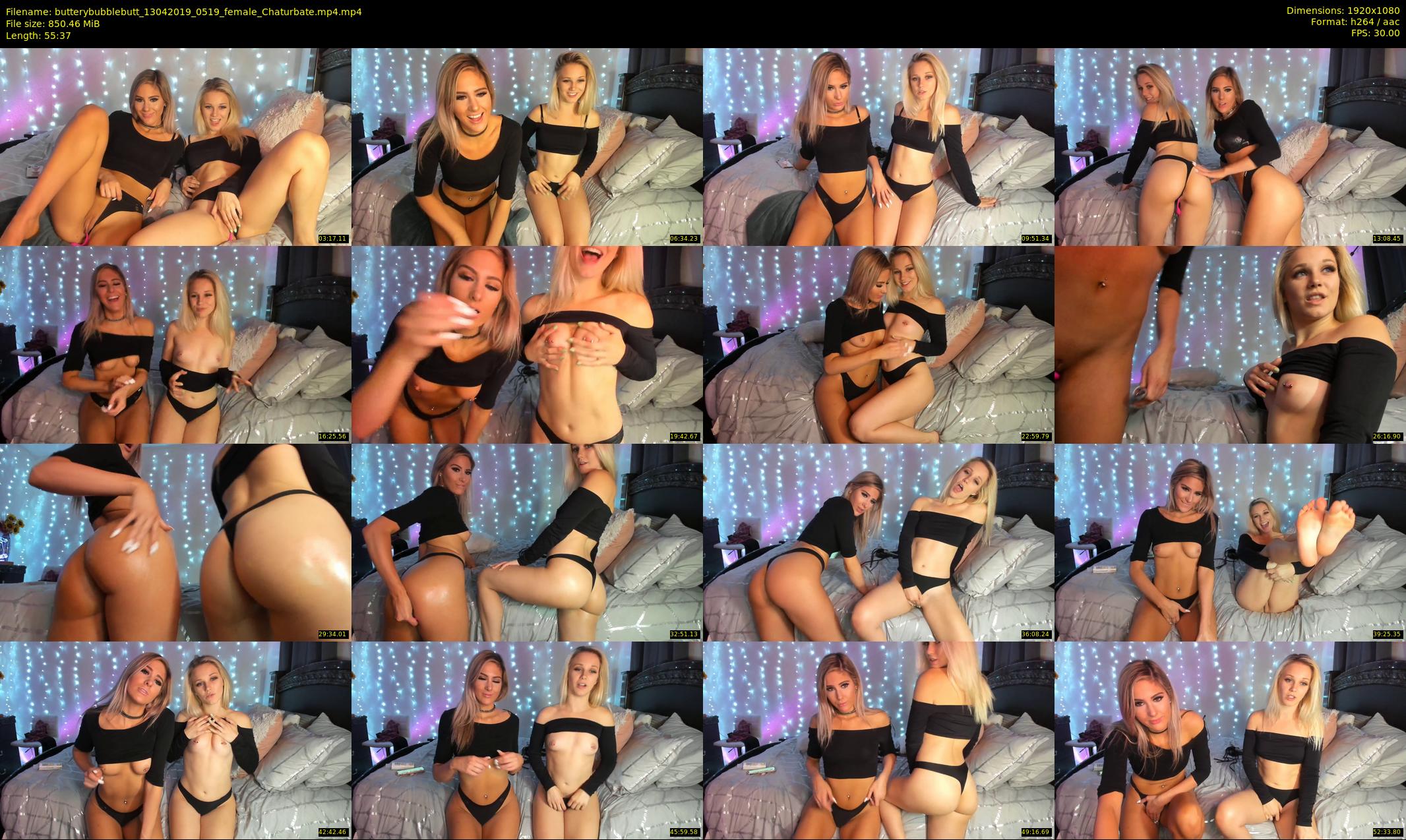 butterybubblebutt — 56 minute Chaturbate couple cam show recording, 1080p, Apr 13, 2019