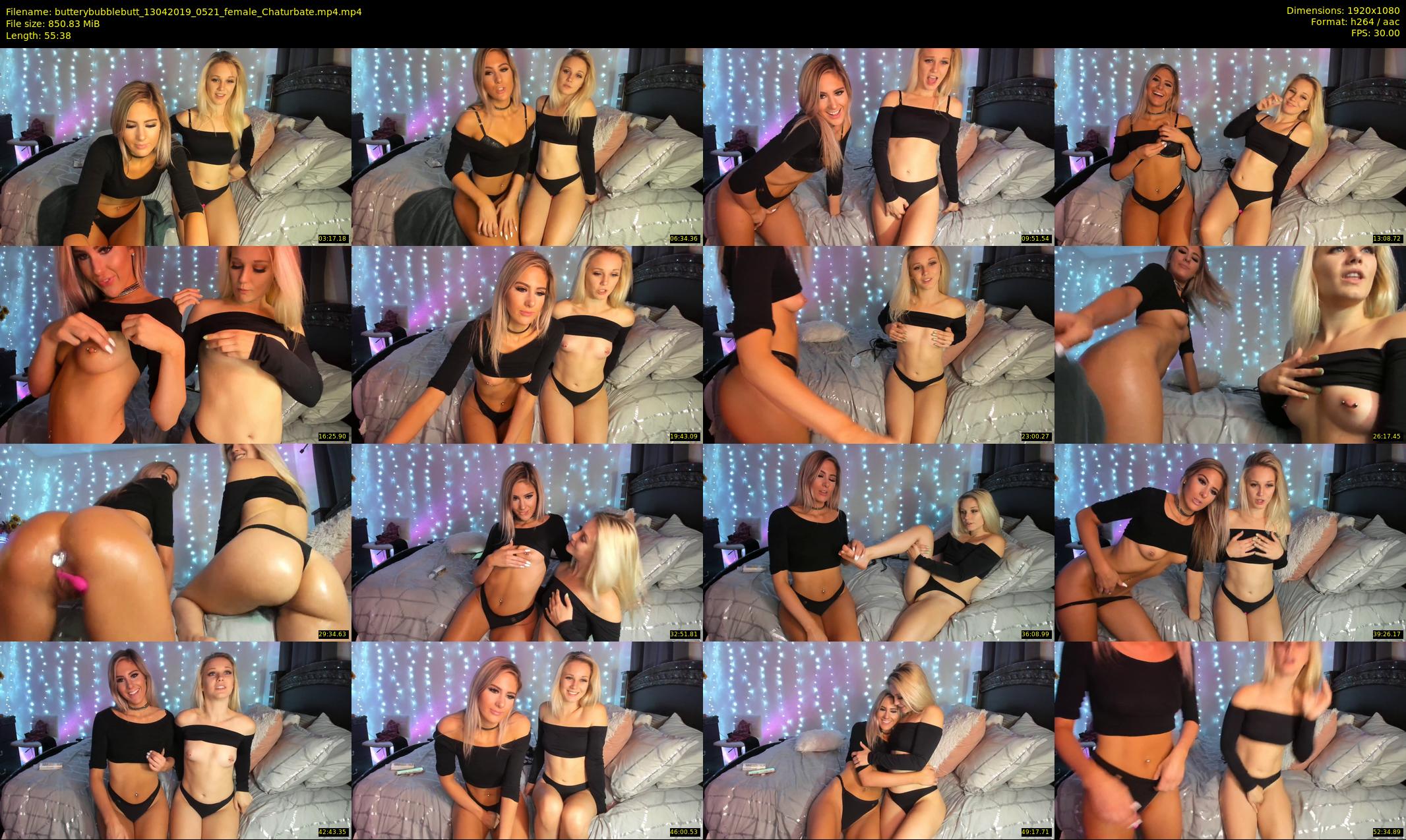 butterybubblebutt — 56 minute Chaturbate couple cam show recording, 1080p, Apr 13, 2019